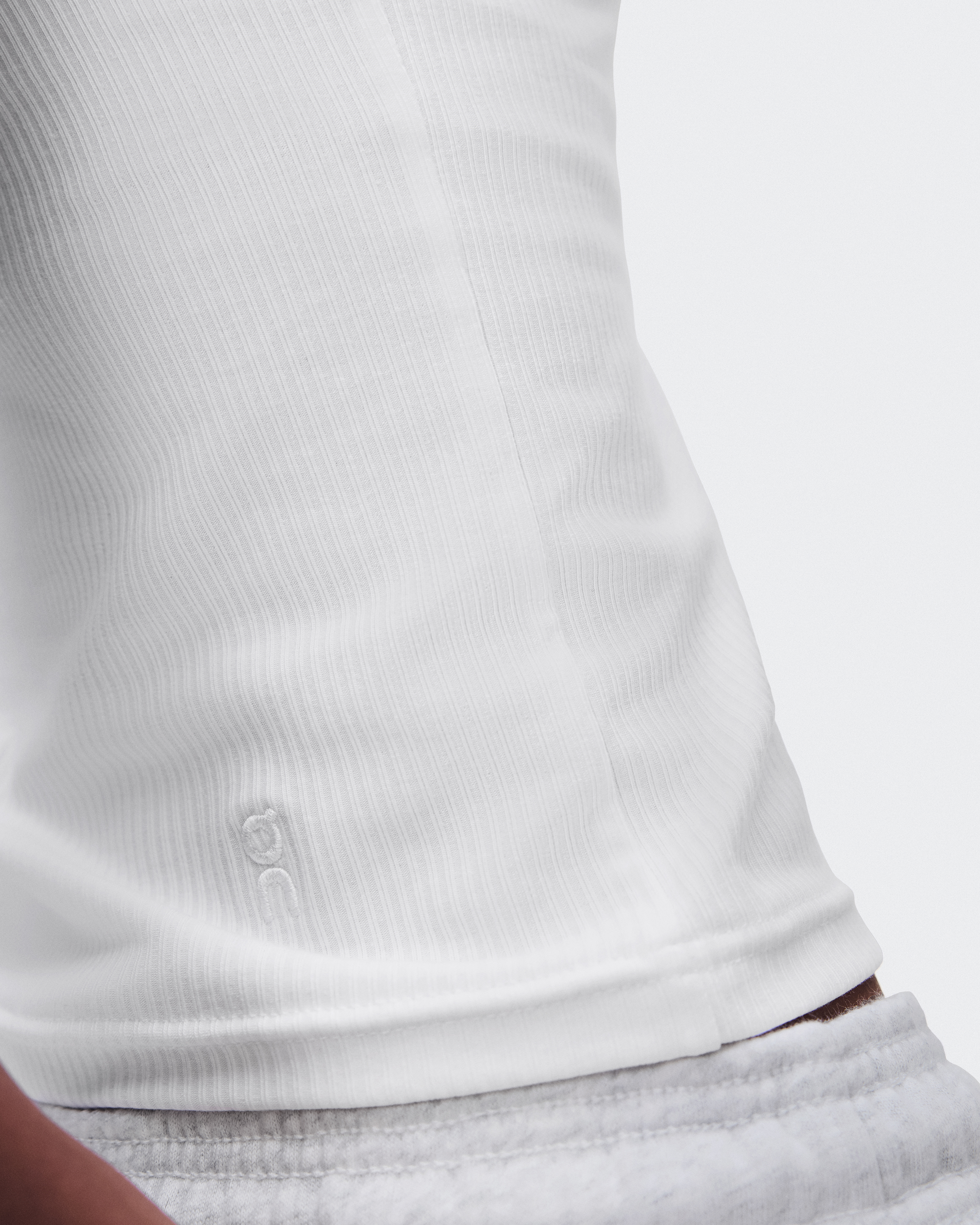 All-Day Ribbed Tank - White