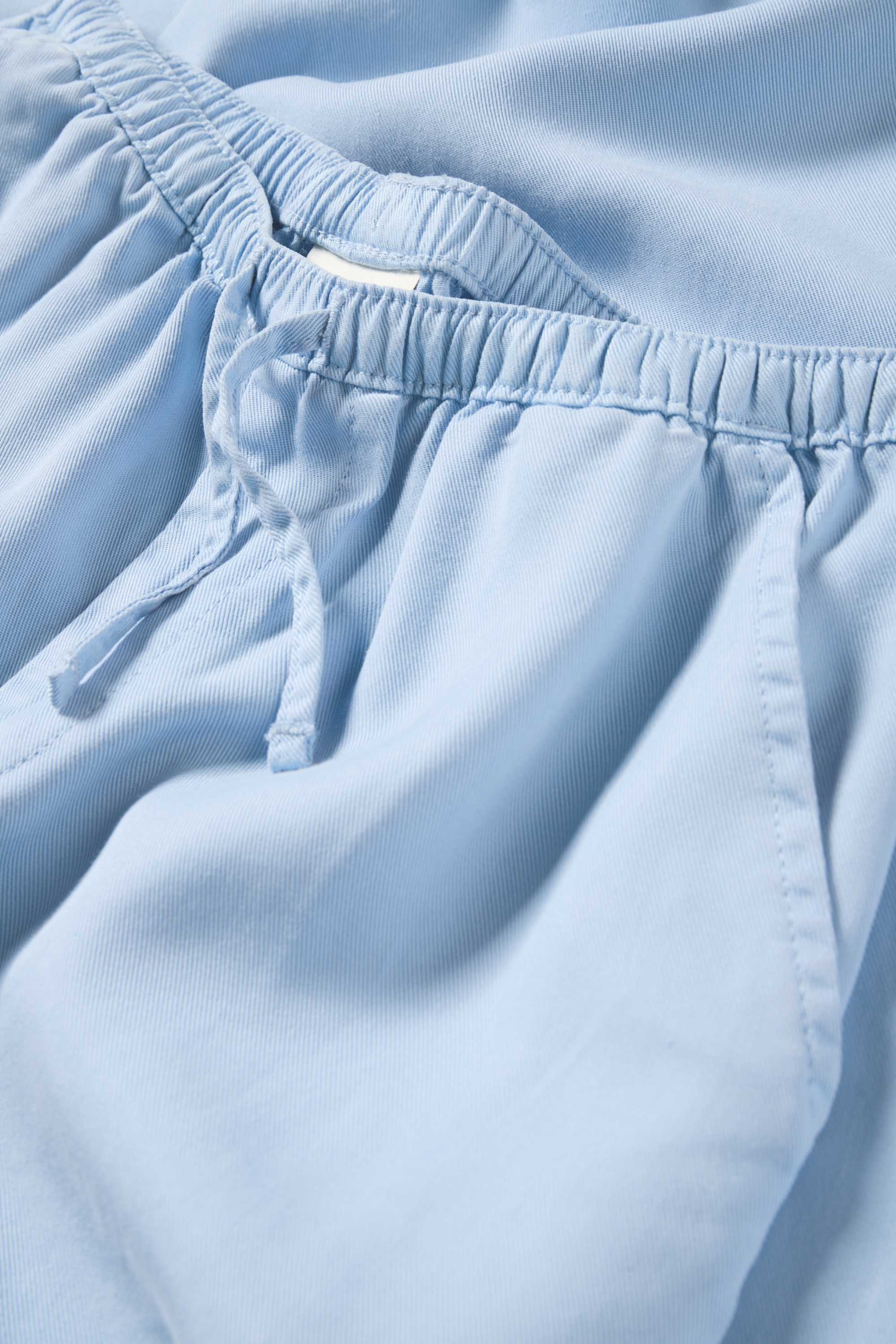 Cloth trousers - palazzo light blue