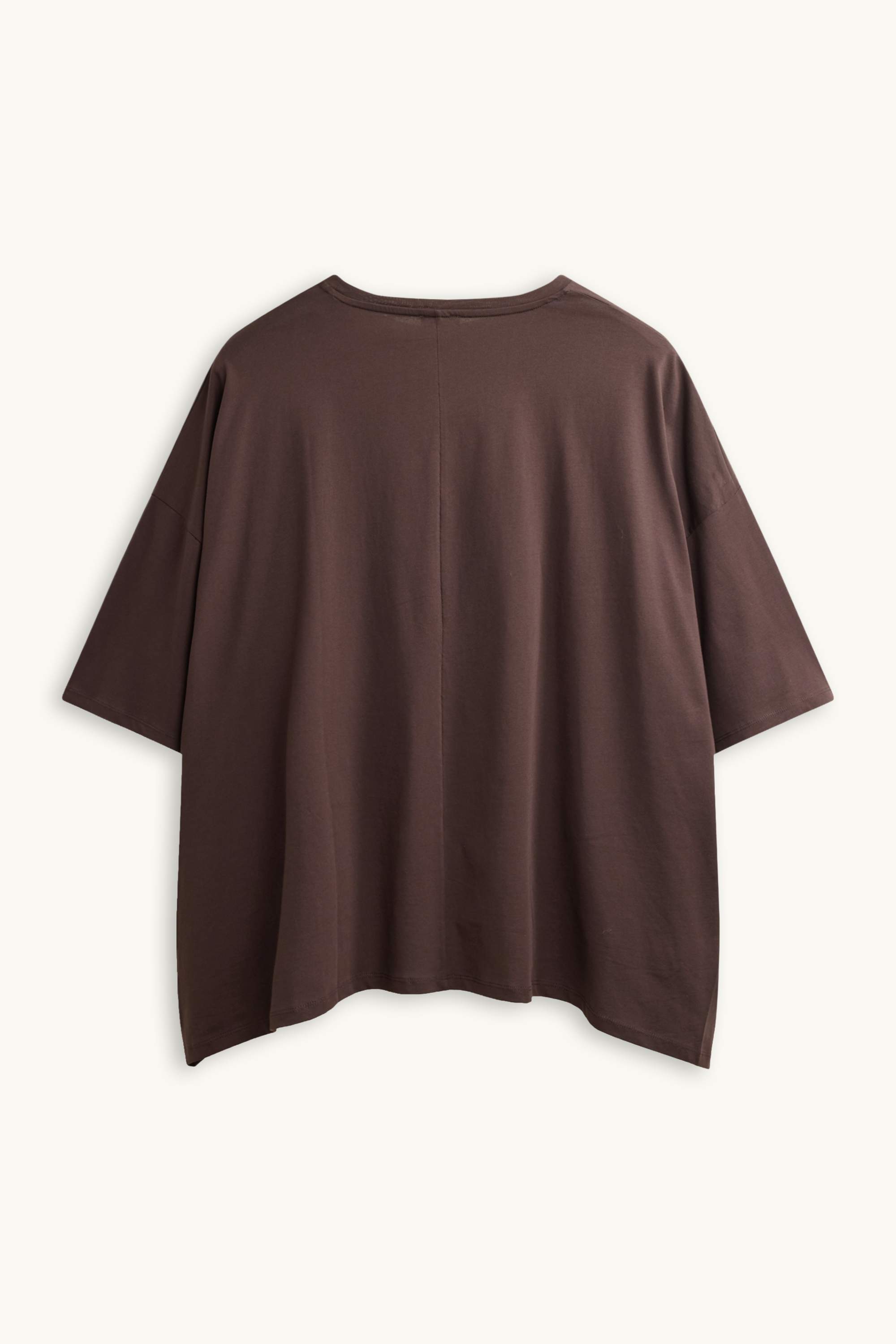 T-shirt - regular fit dark brown