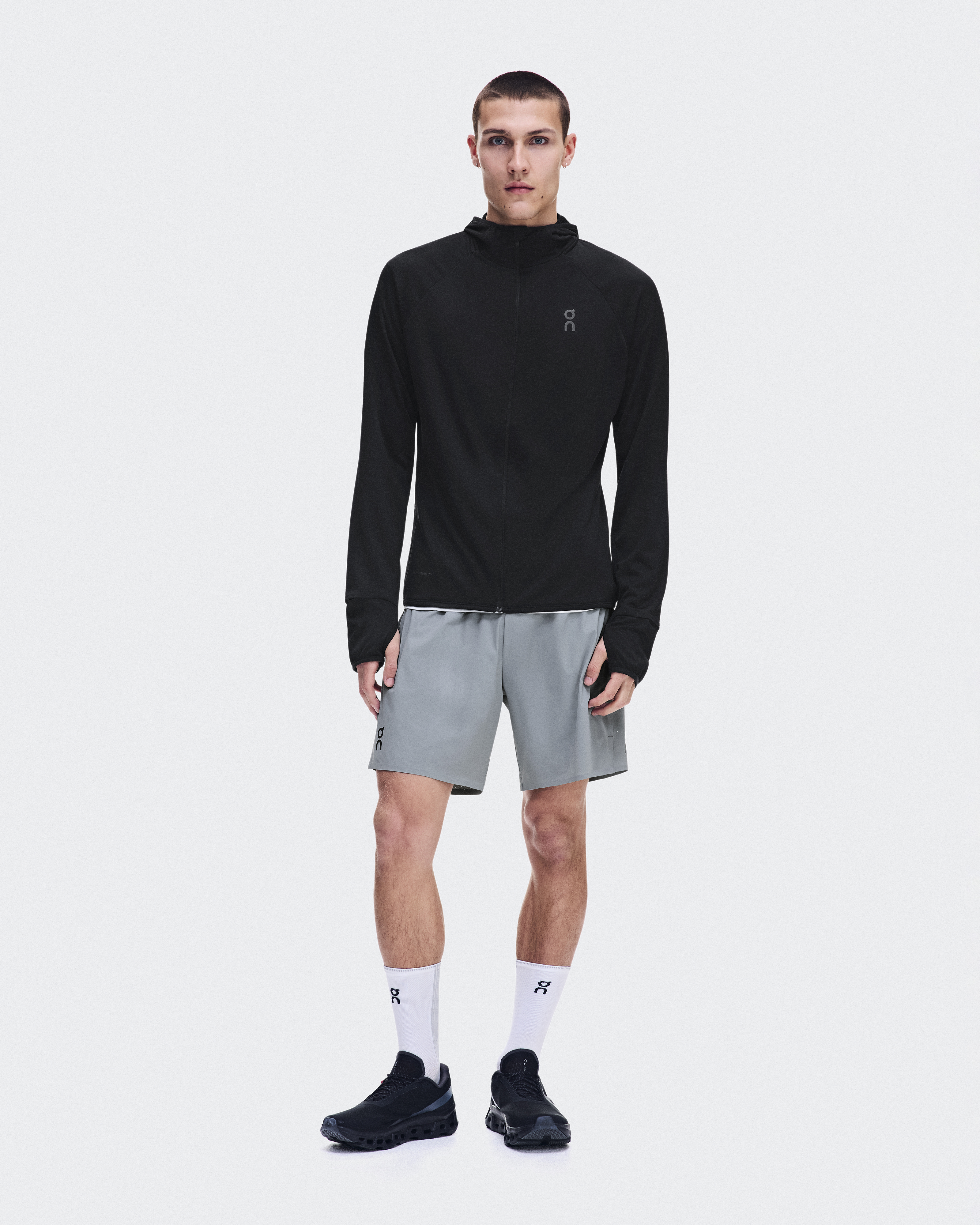 Climate Zip Hoodie - Black