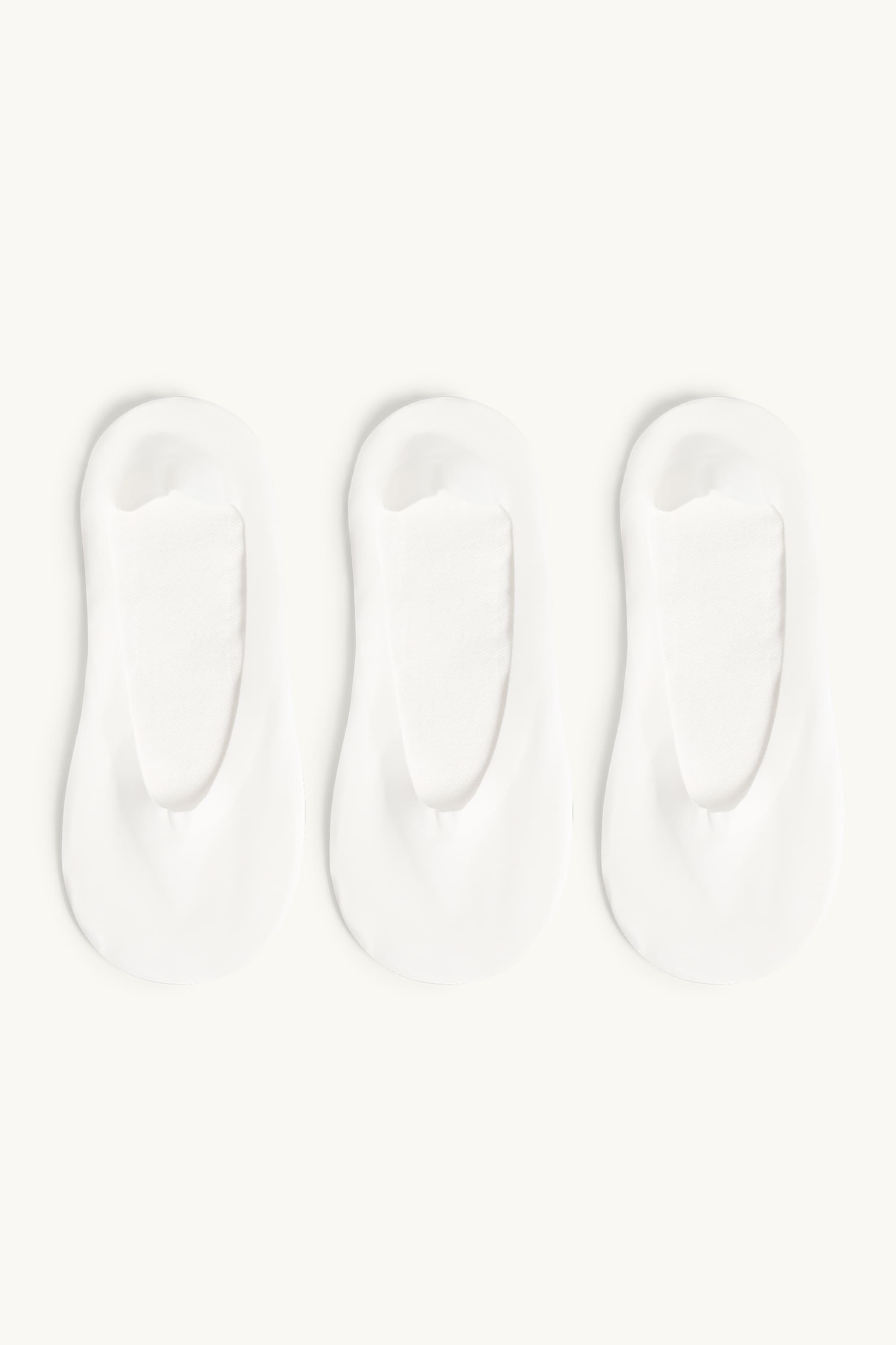Multipack of 3 - footsies white