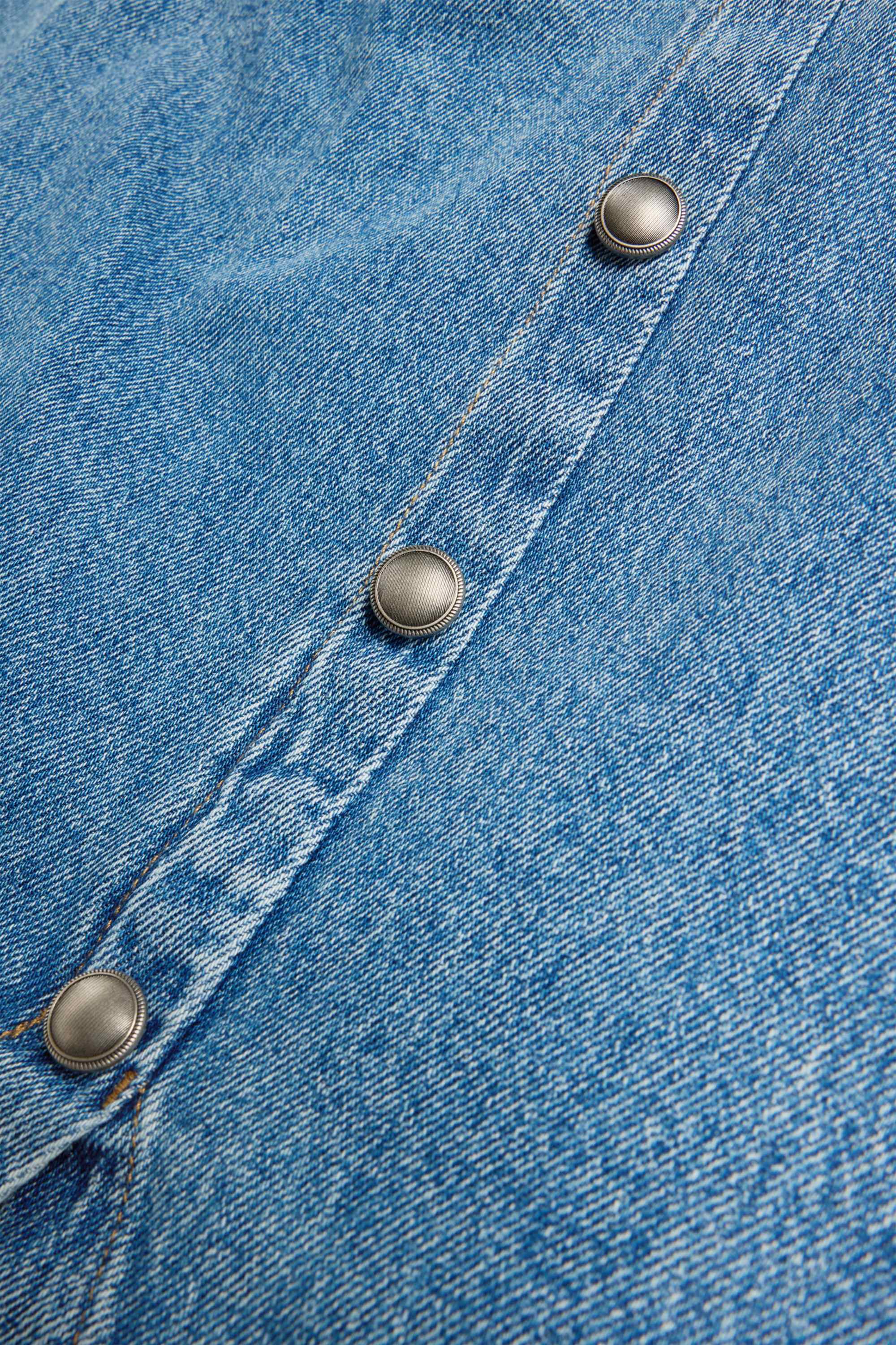 Denim skort blue denim