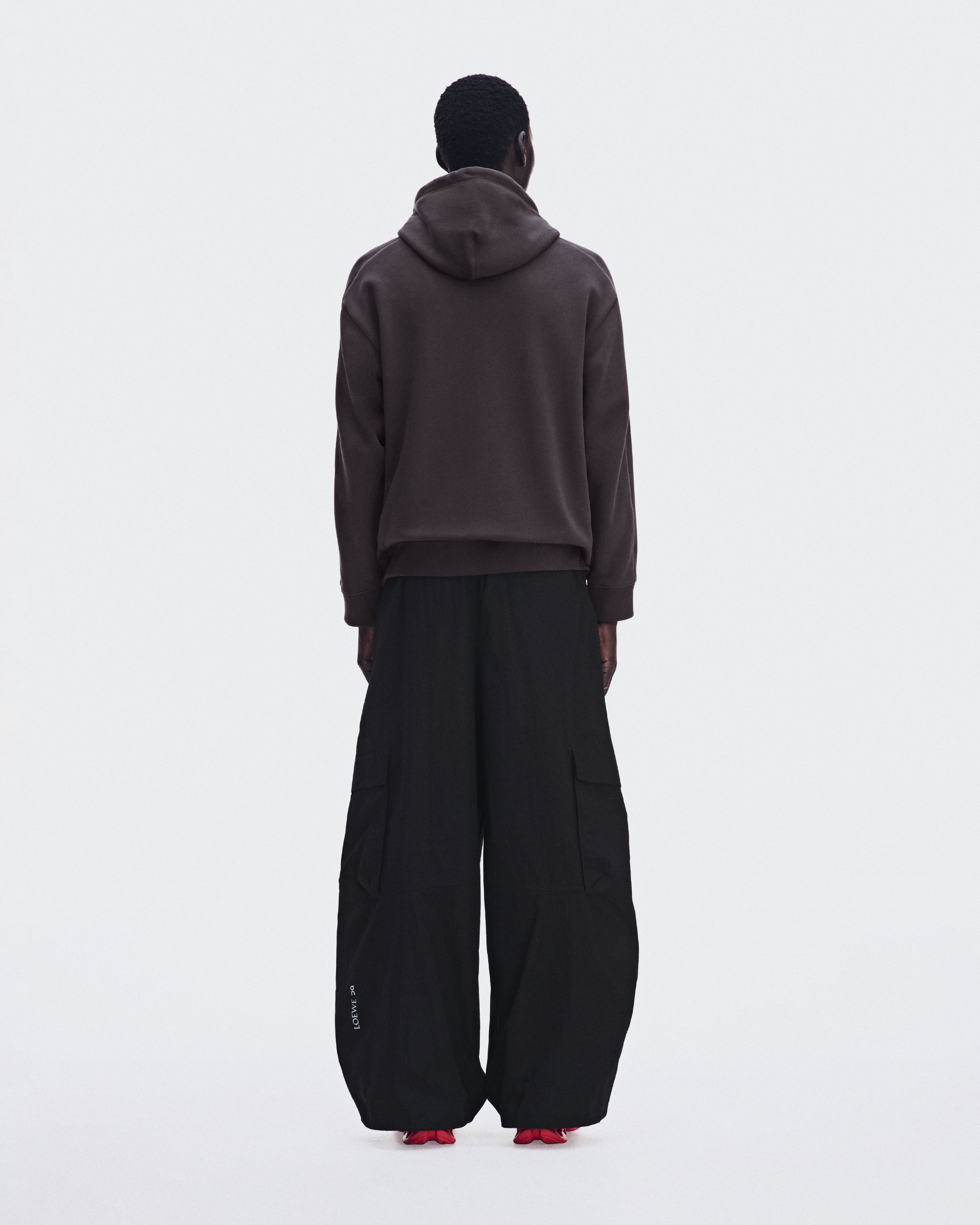 Pleated Cargo Trousers LOEWE - Black