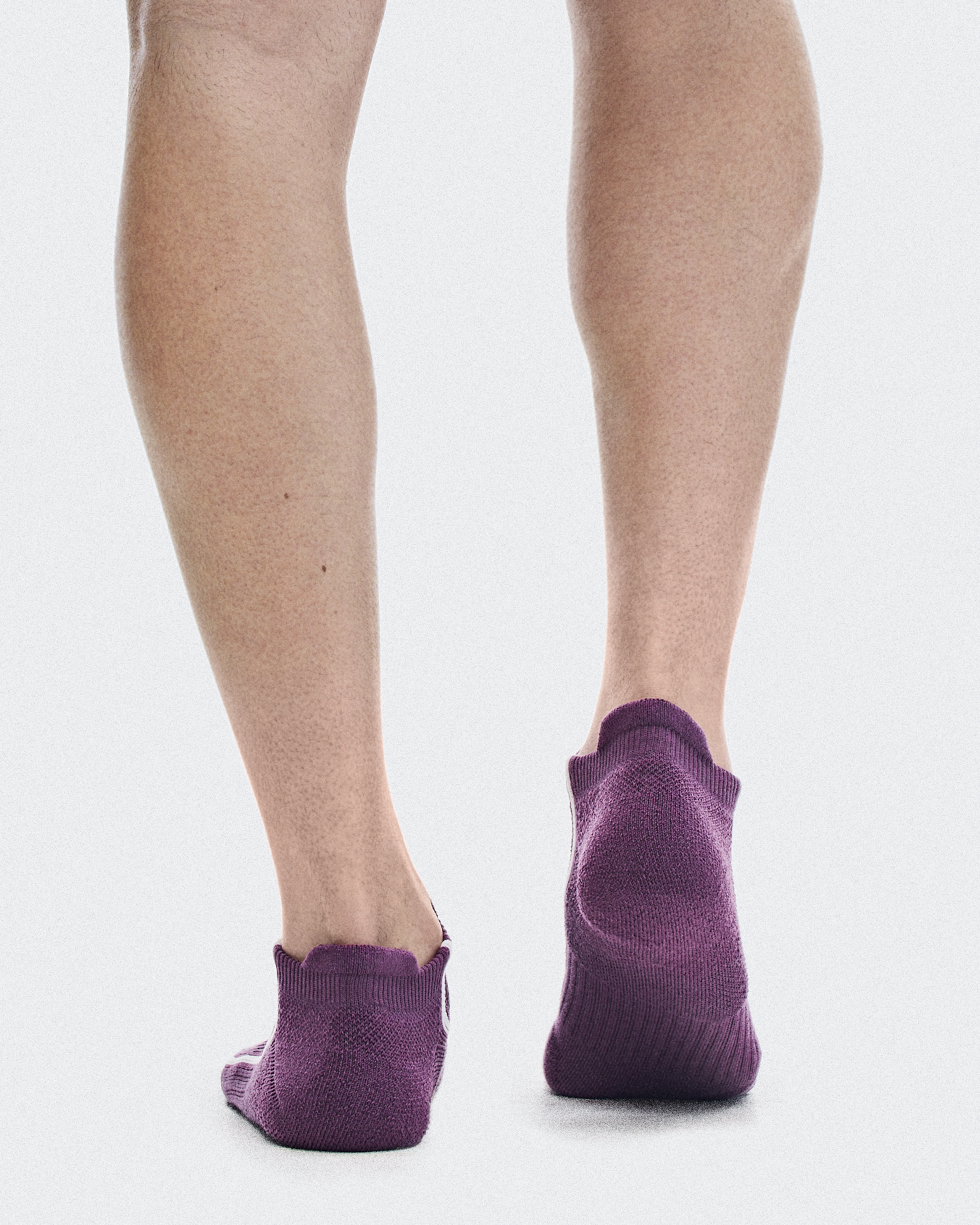 Court Sock Low - Cassis | White
