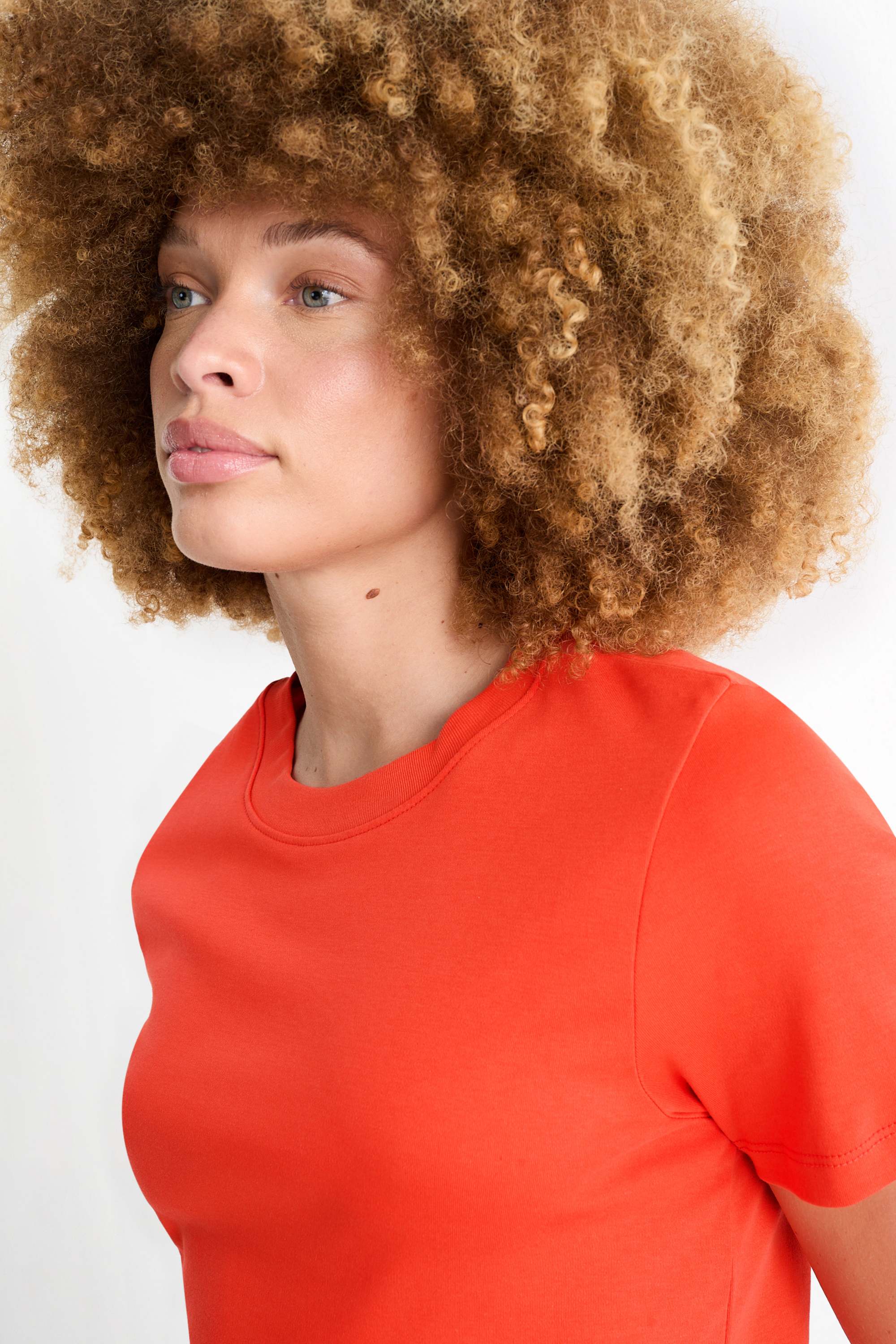 T-shirt - slim fit orange (21)