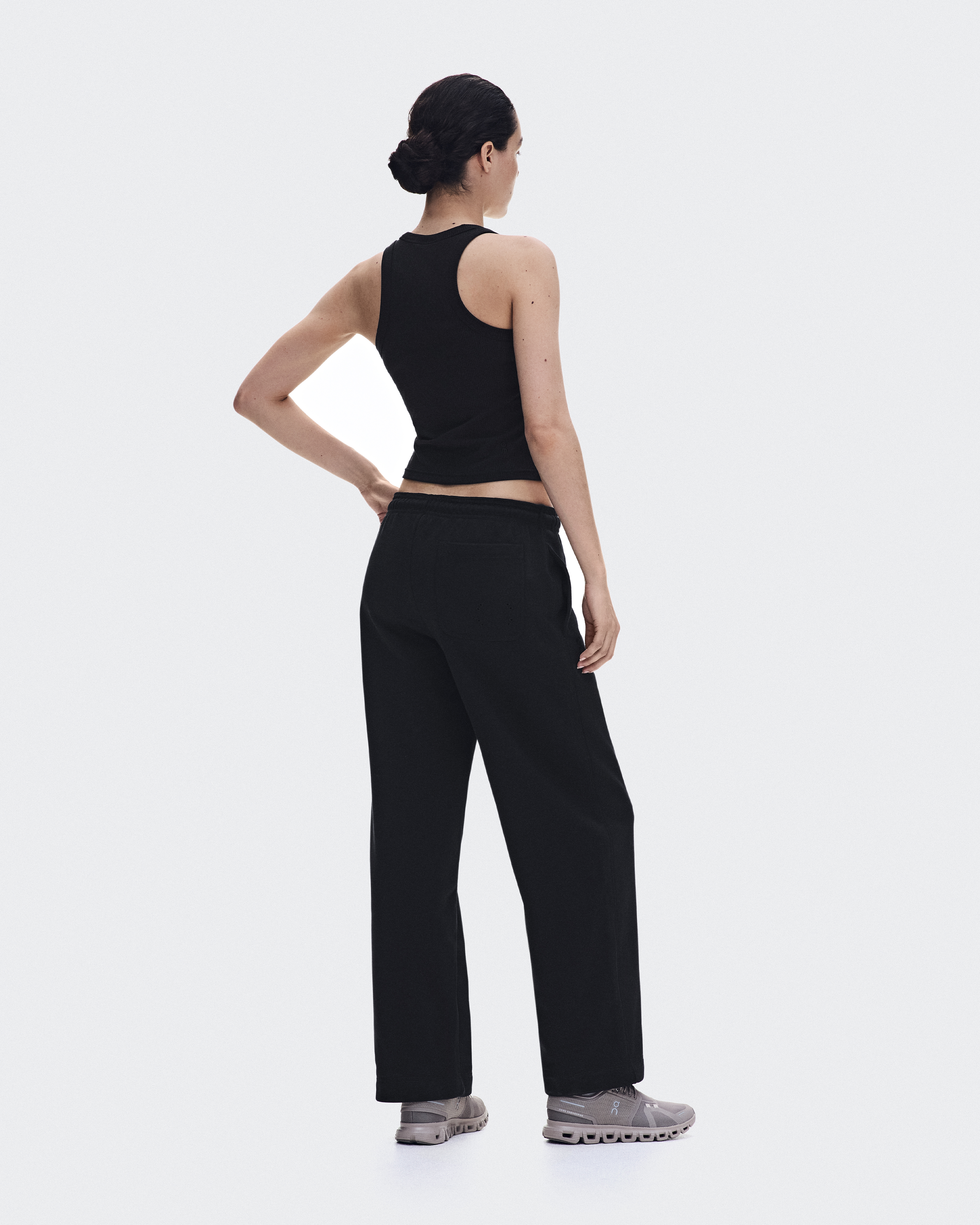 All-Day Ribbed Tank - Black