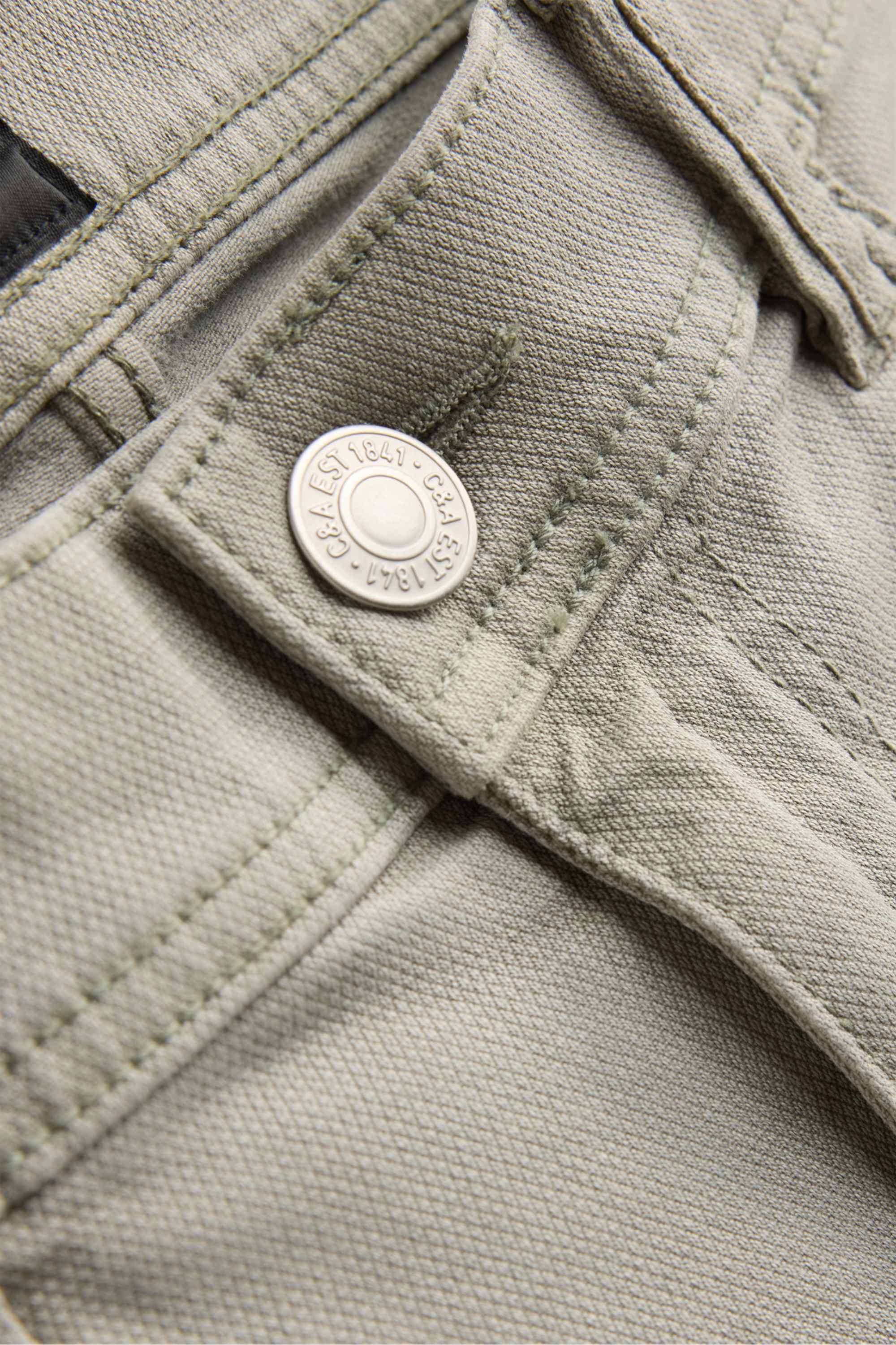 Denim shorts - Flex denim-green