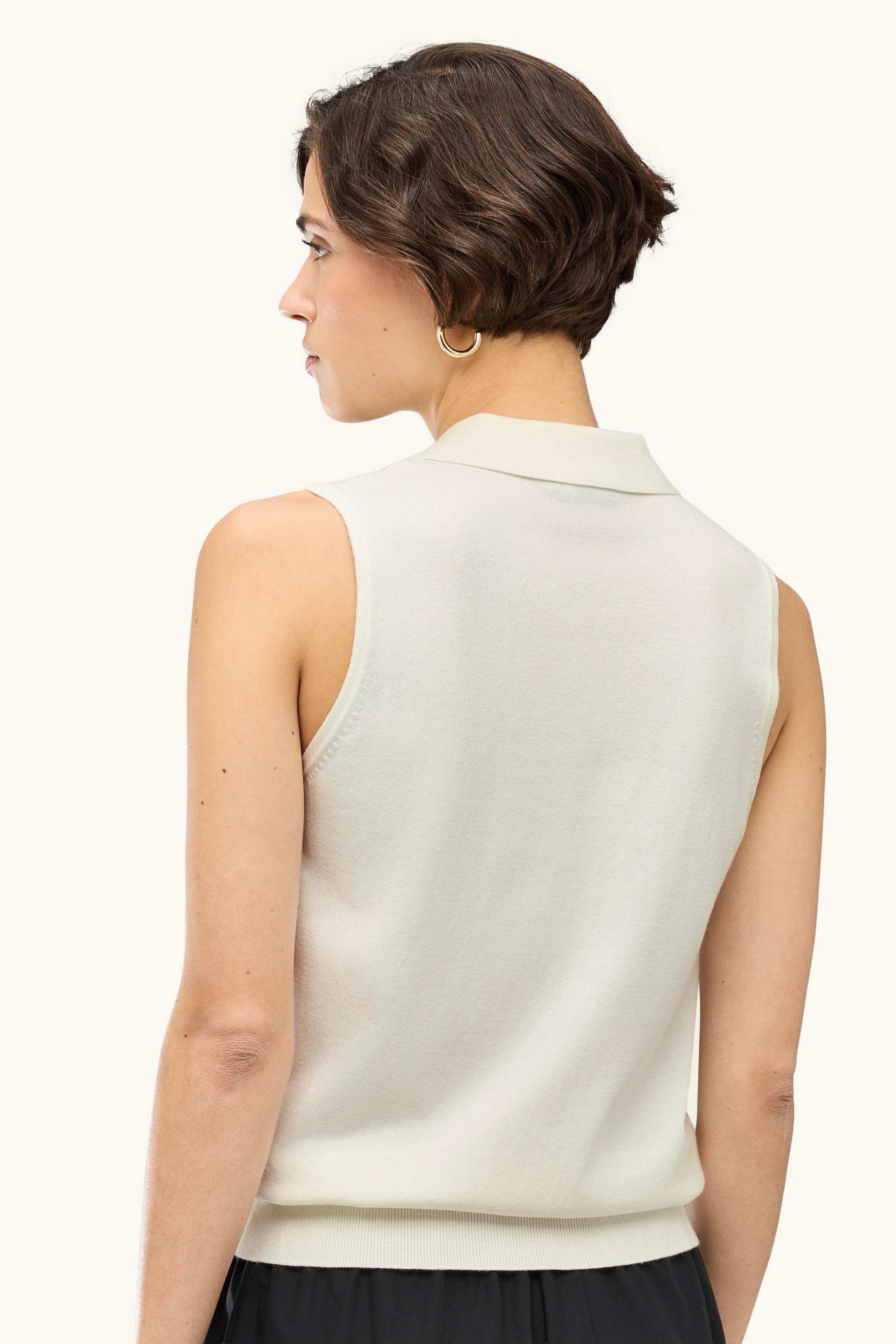 Knitted top white