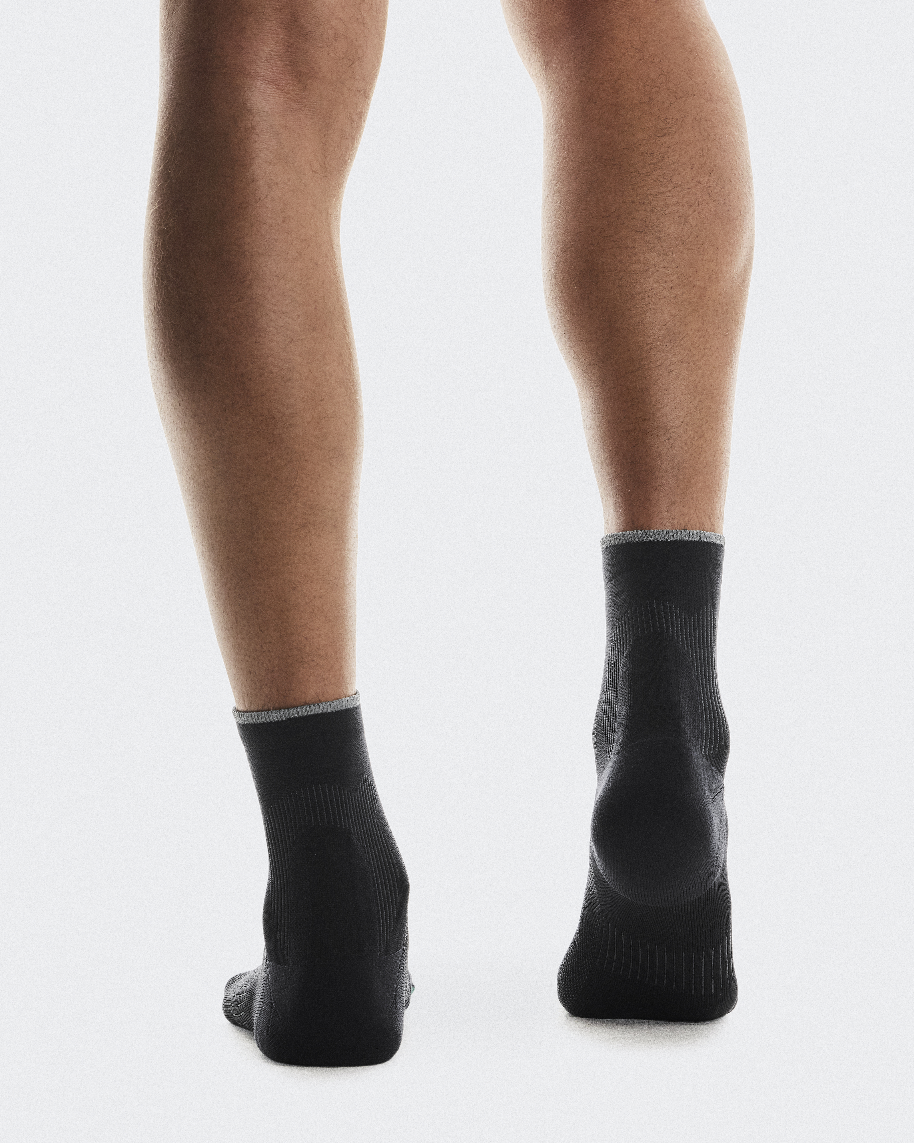 Elite Run Sock Mid - Black