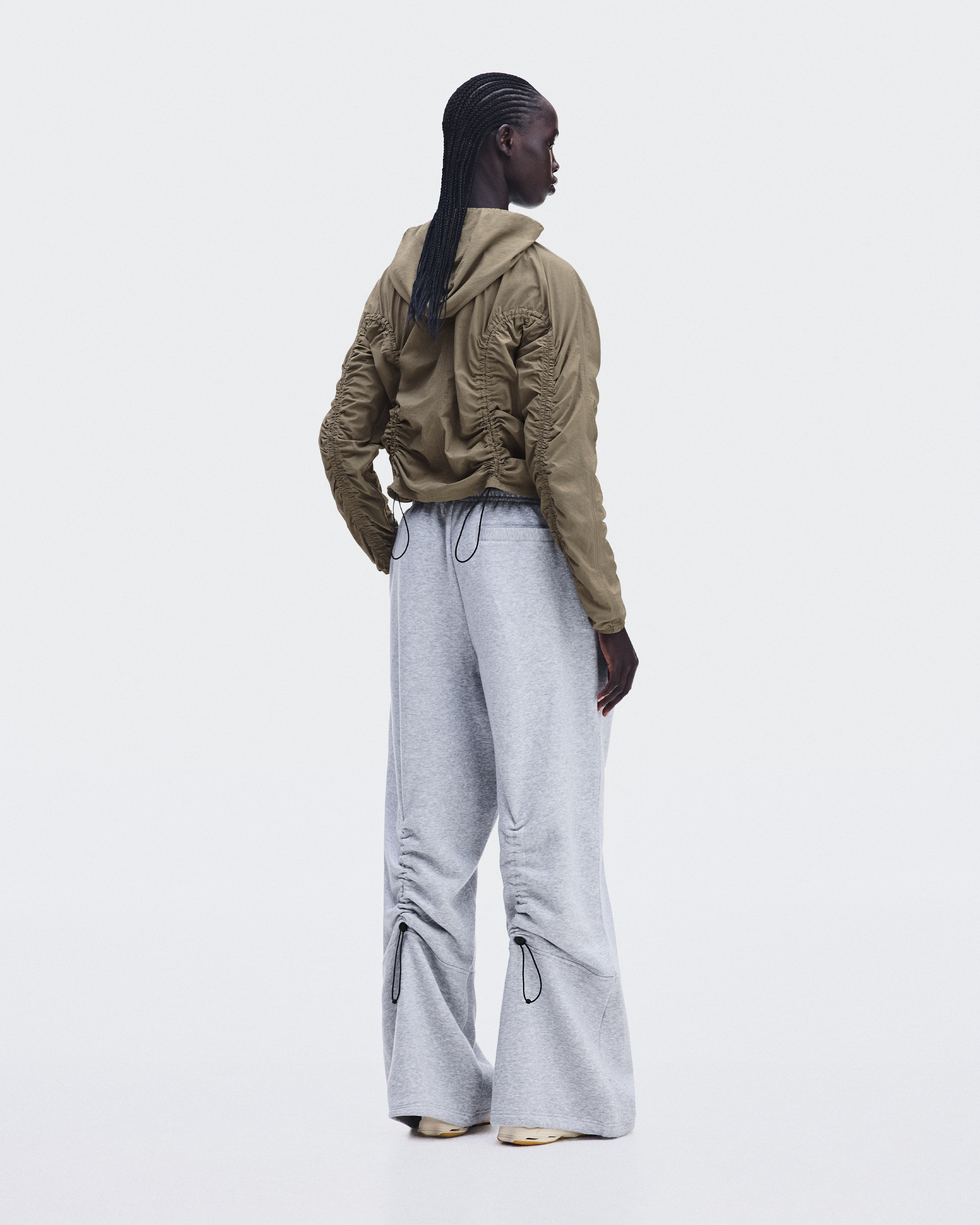 Ruched Lightweight Jacket - Lynx