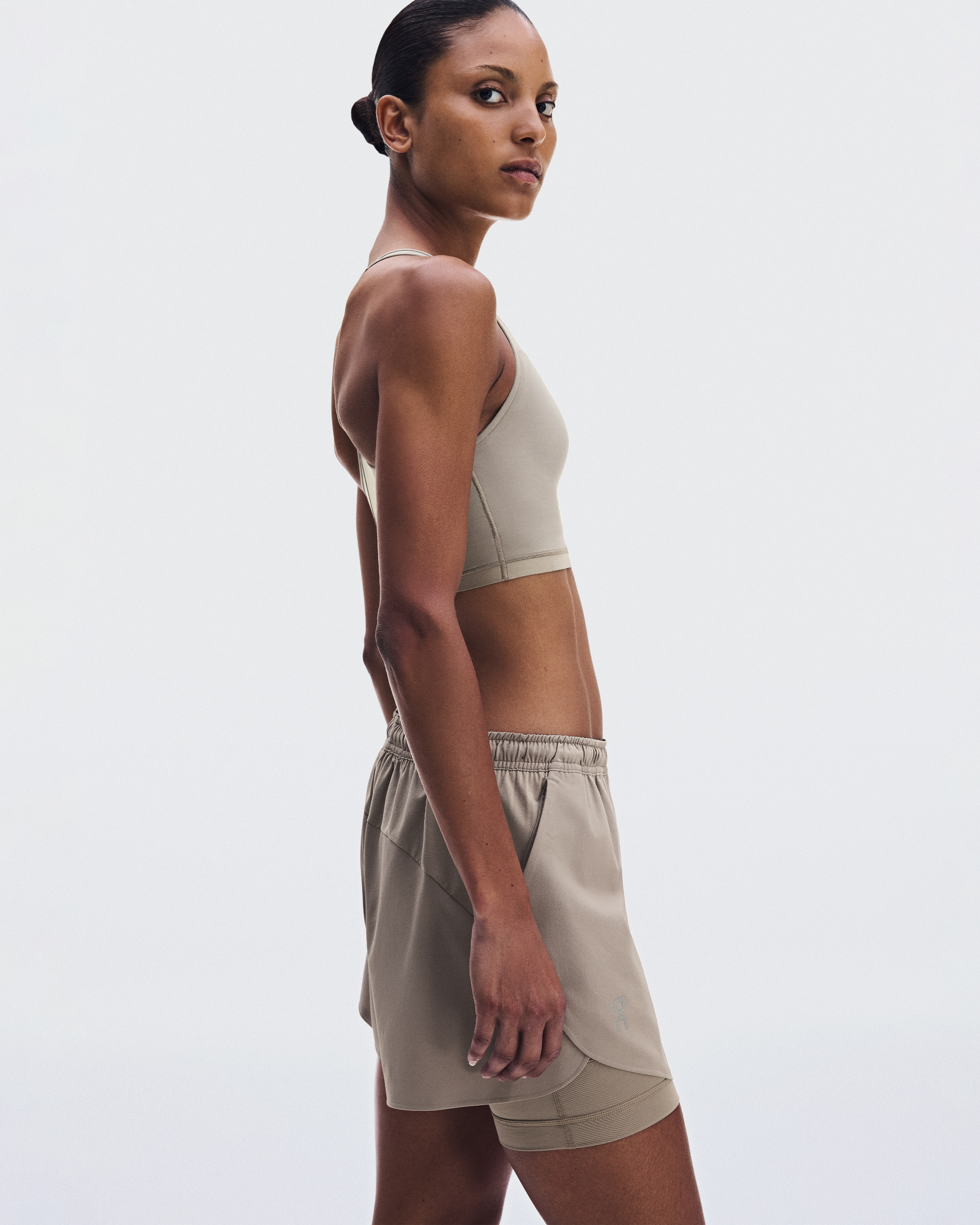 Train 2-in-1 Shorts - Clay