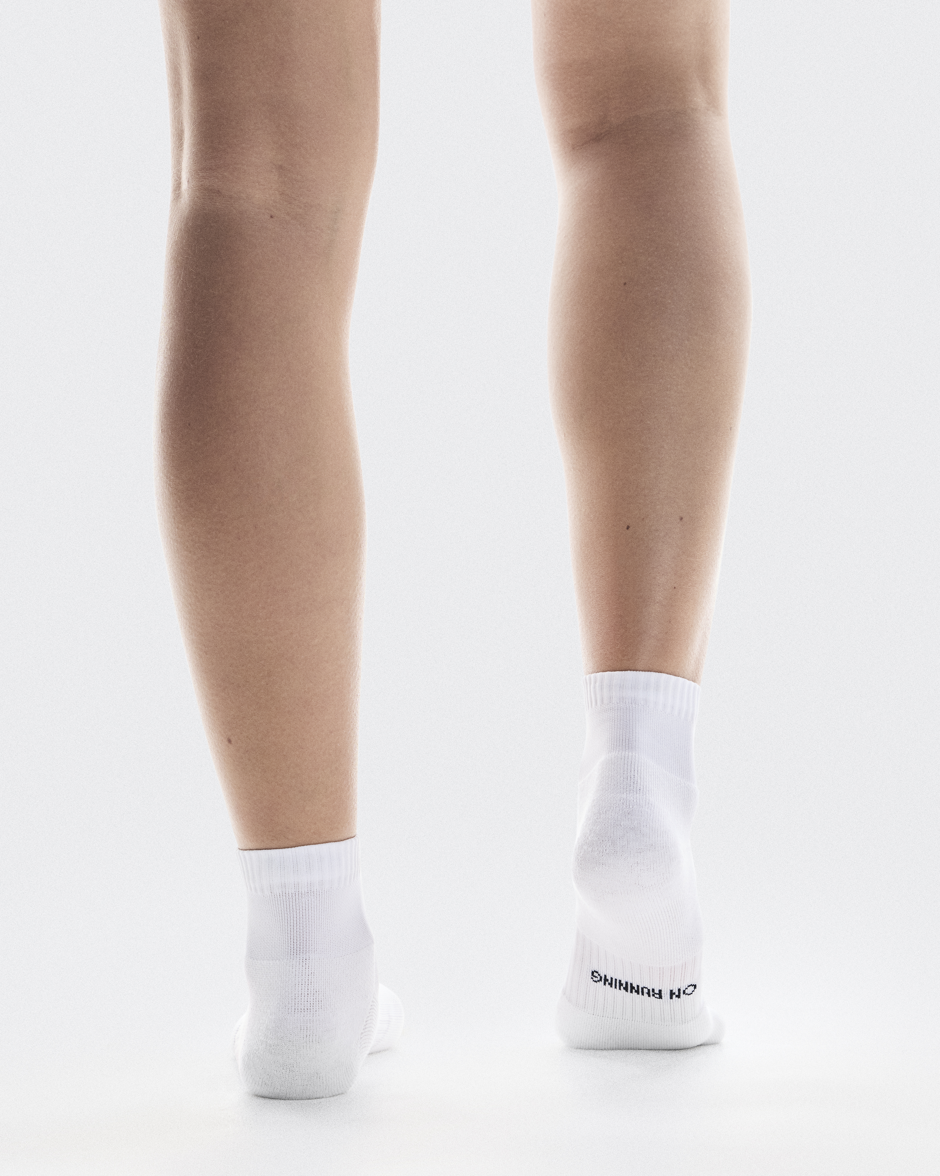 Core Run Sock Mid 2P - White