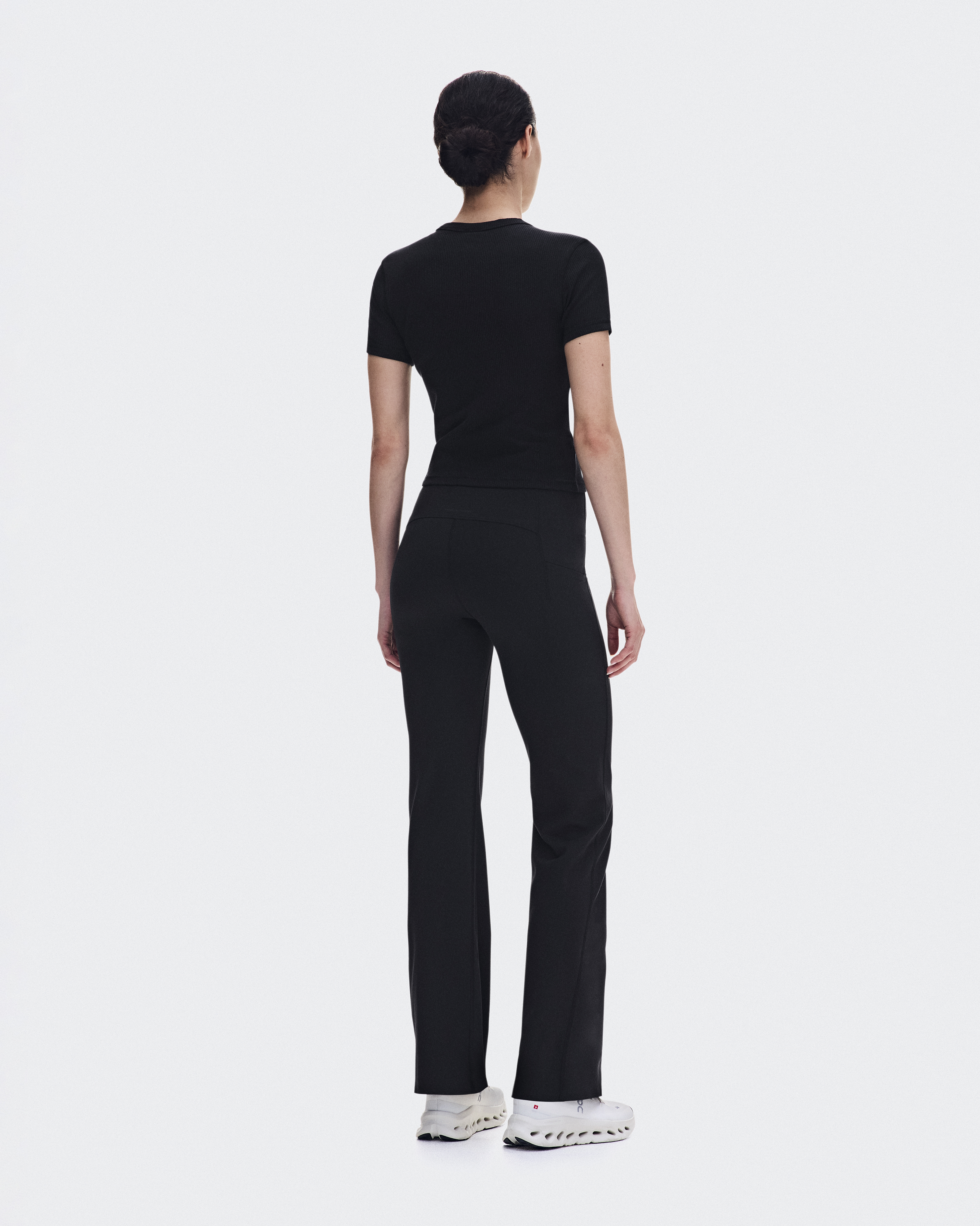 All-Day Ribbed T-Shirt - Black