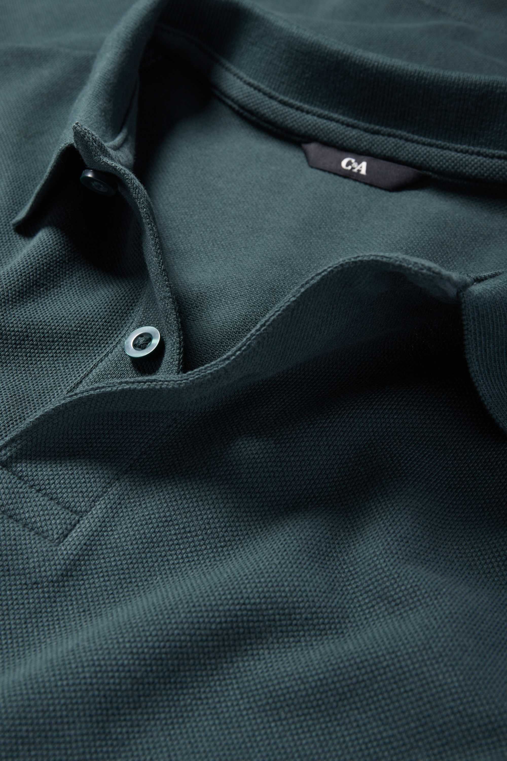 Polo shirt - regular fit dark green