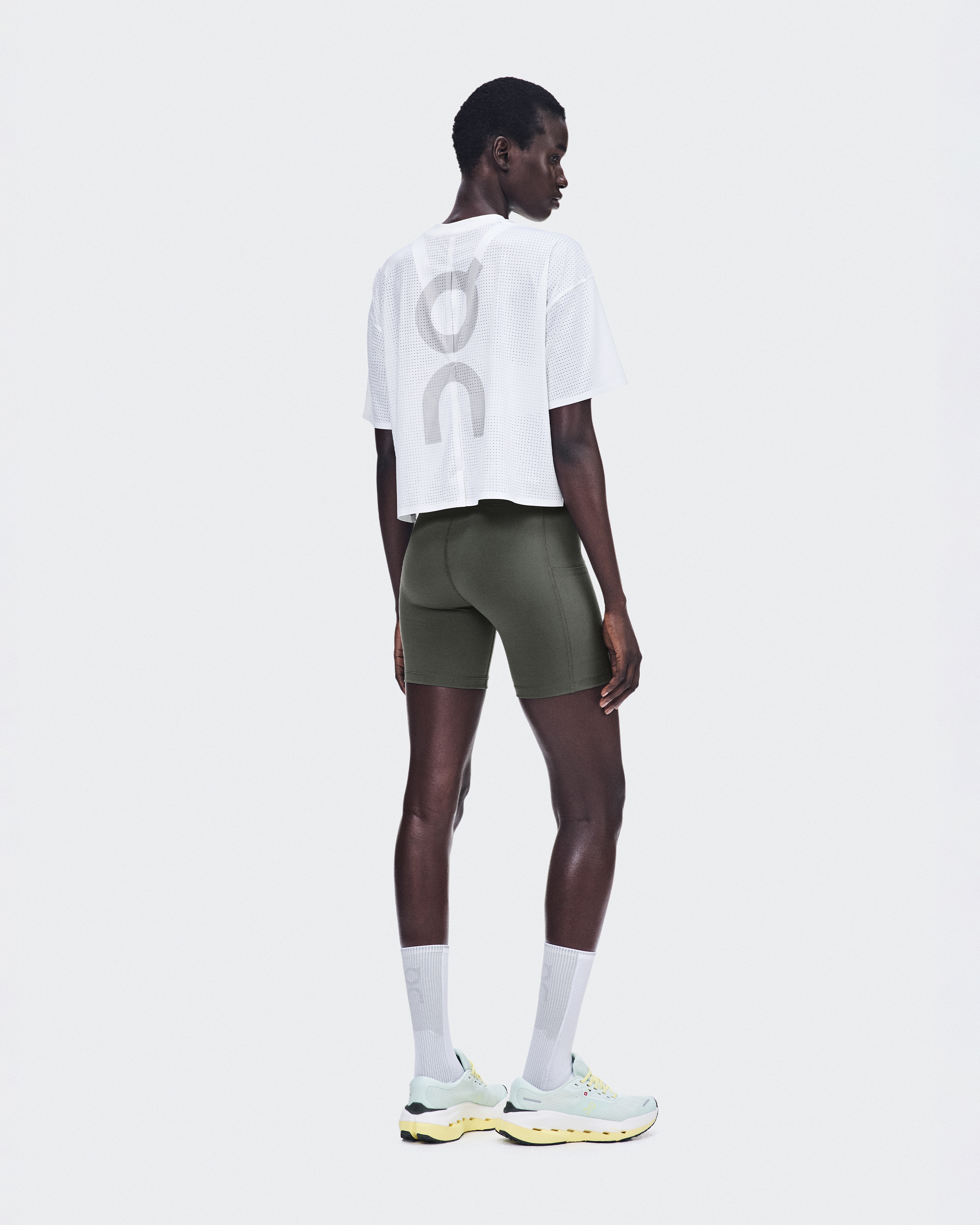 Cropped Run-T LN1 - White