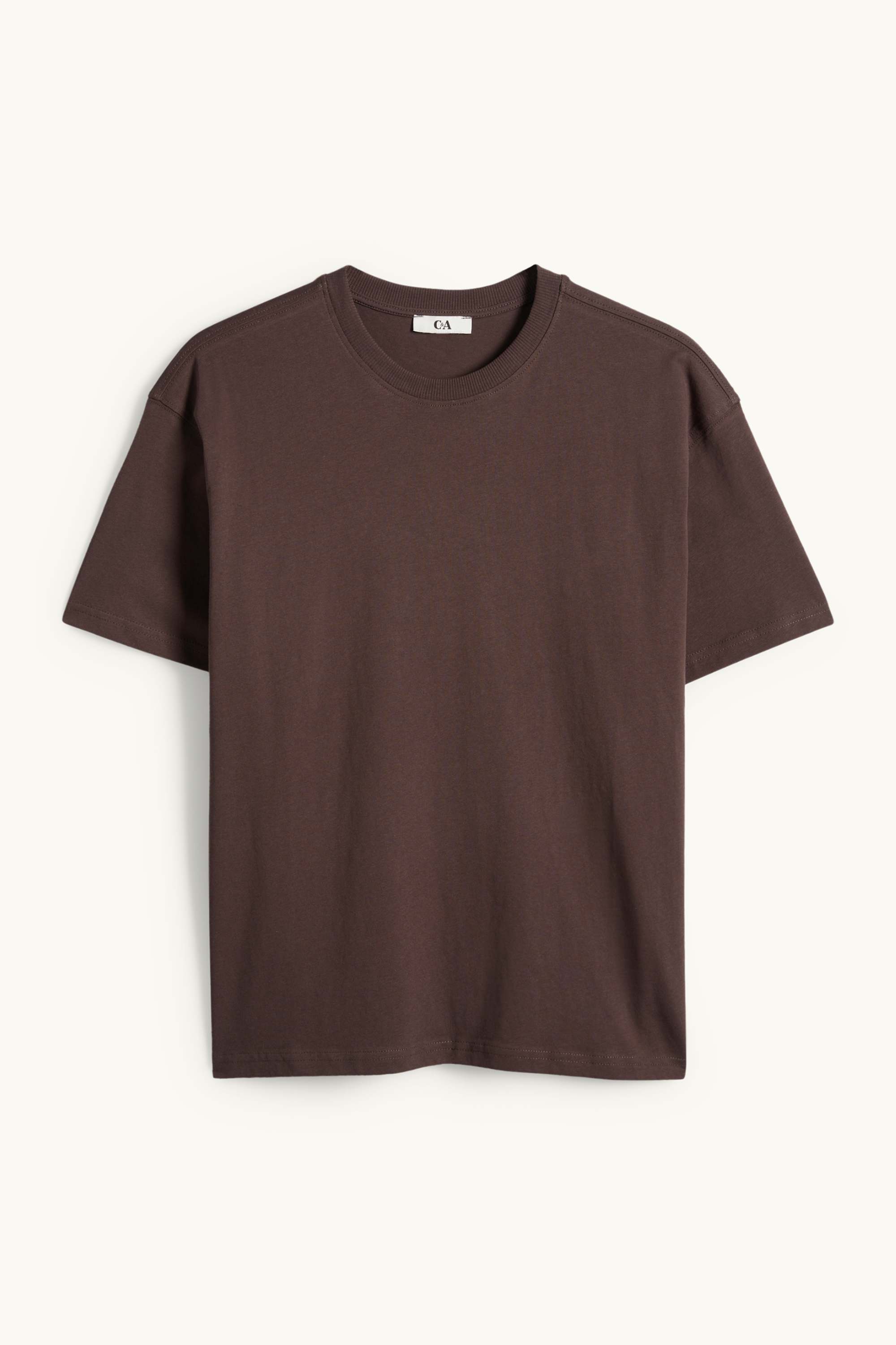 T-shirt - oversized dark brown