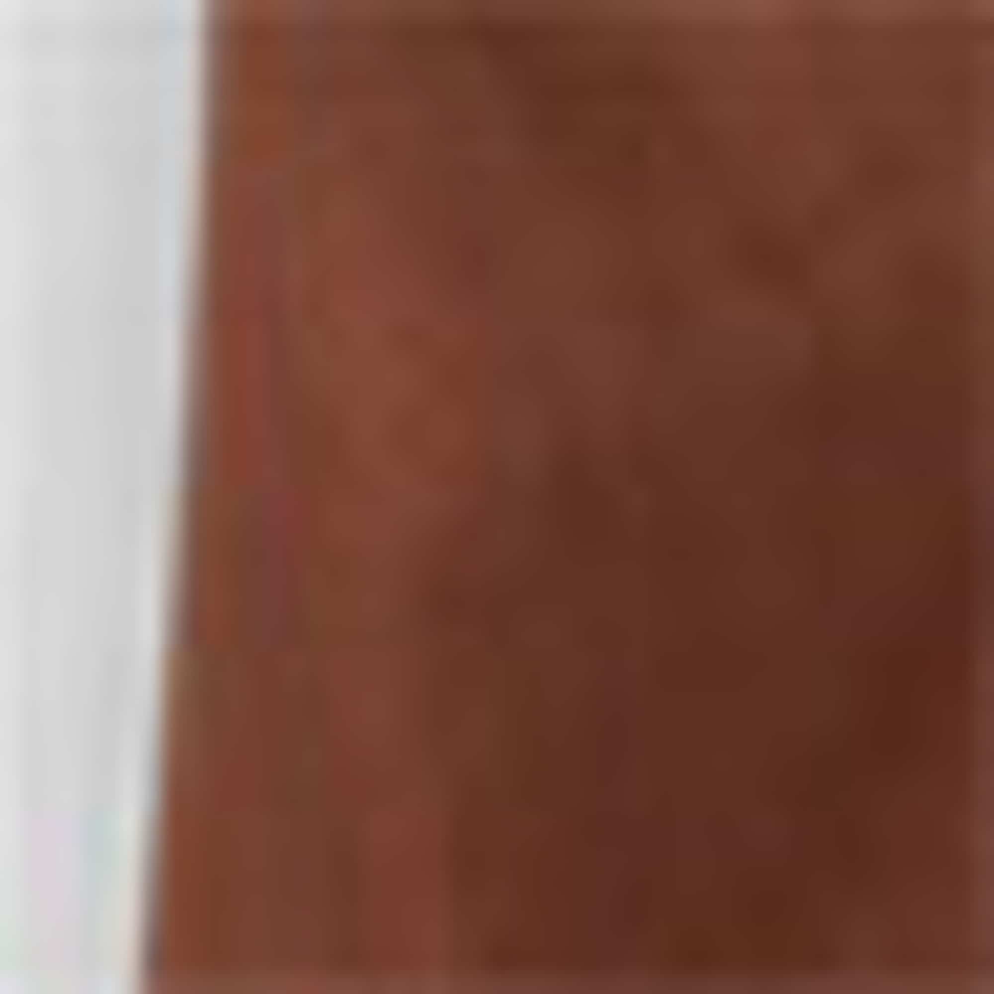 V-neck dress - straight fit rust