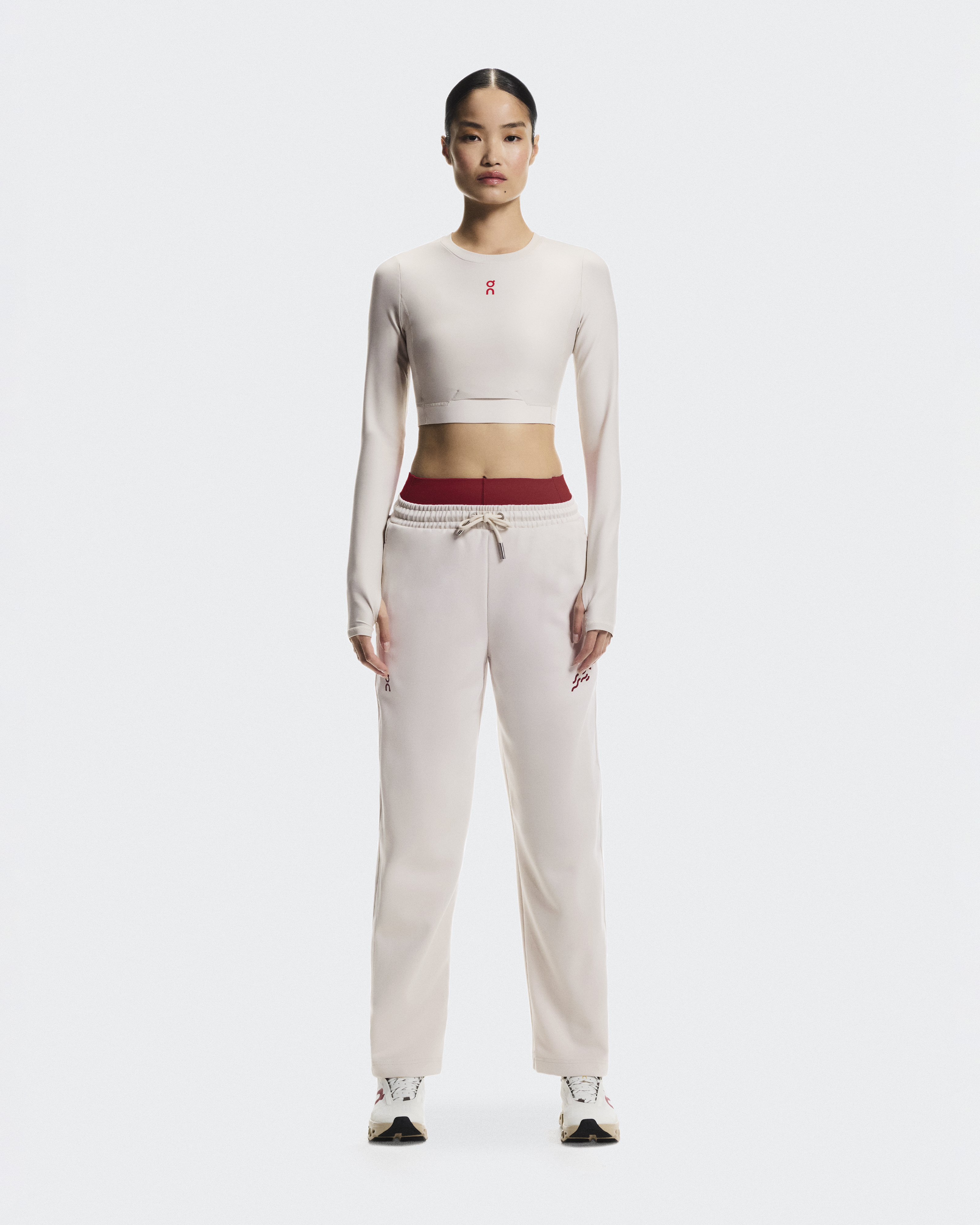 Train Long Sleeve Crop Year of the Horse - Pearl
