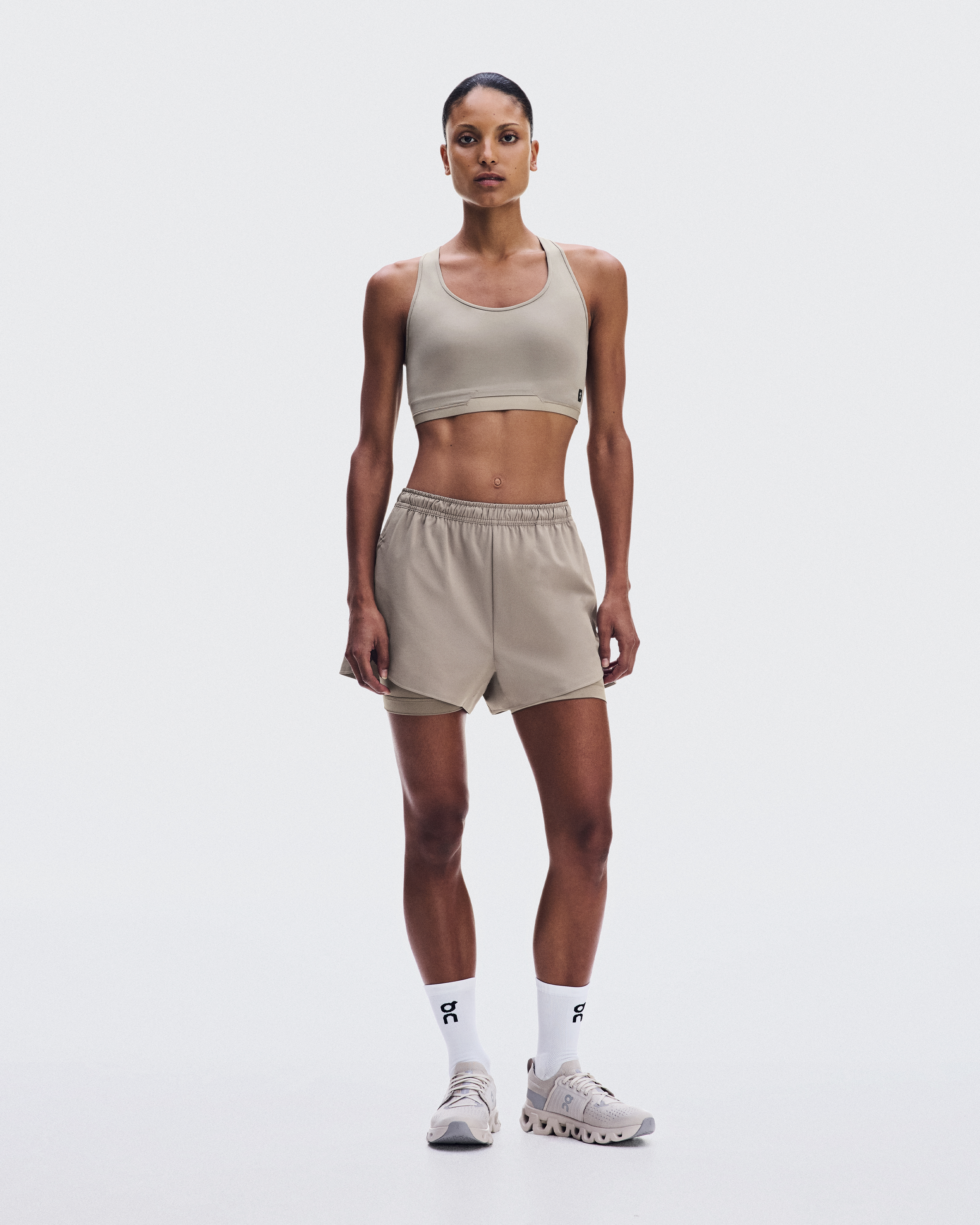 Train 2-in-1 Shorts - Clay