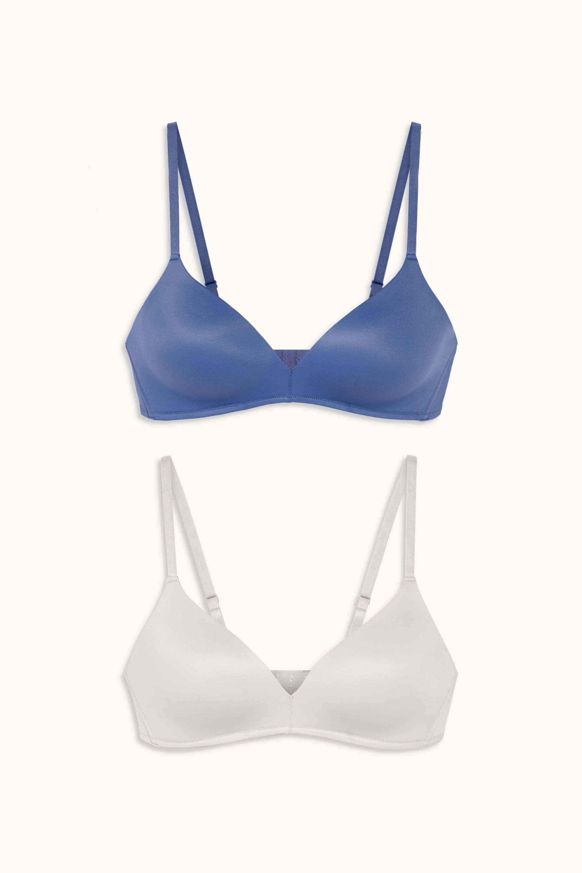 Multipack of 2 - non-wired bra - padded blue (4)