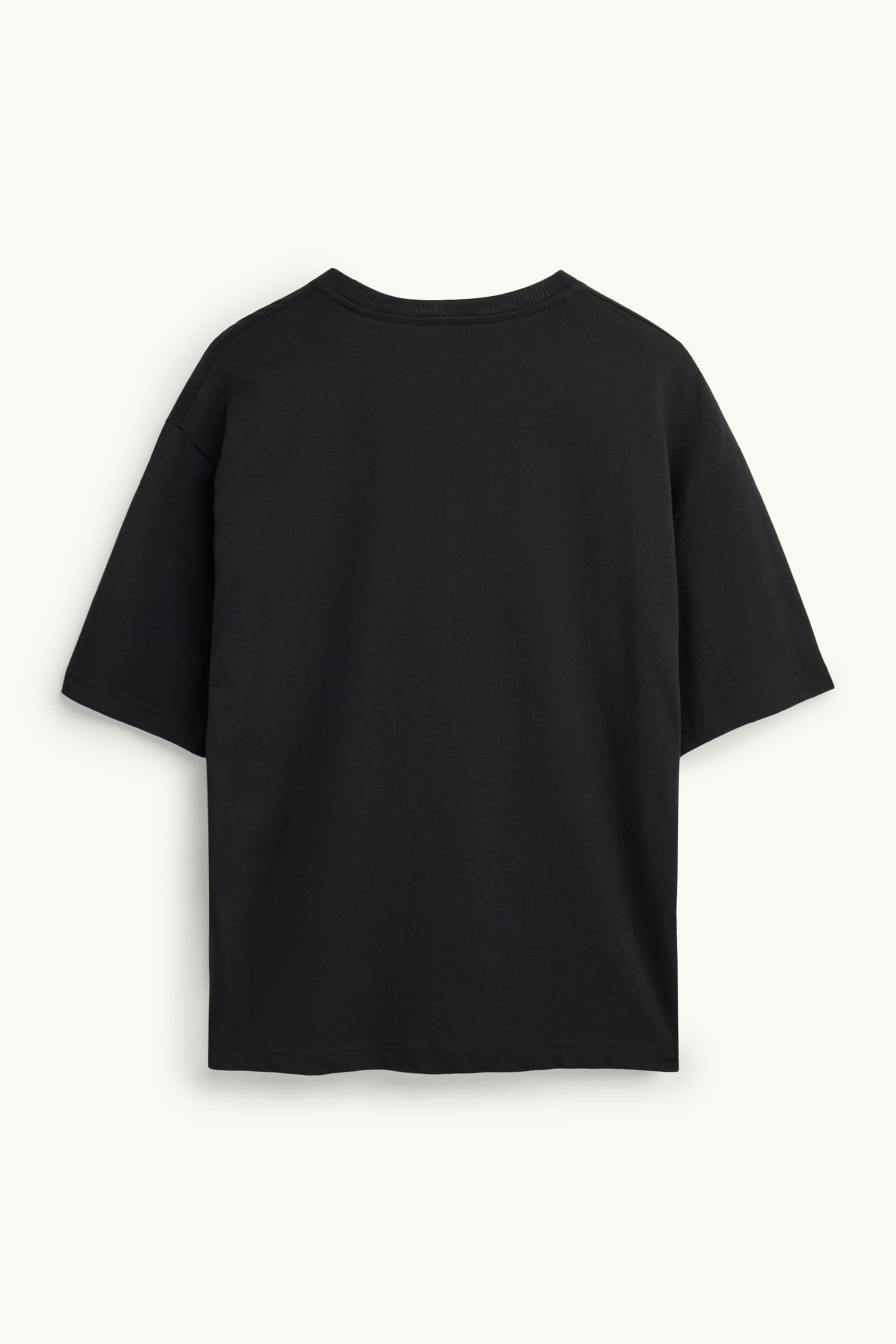 T-shirt - oversized black