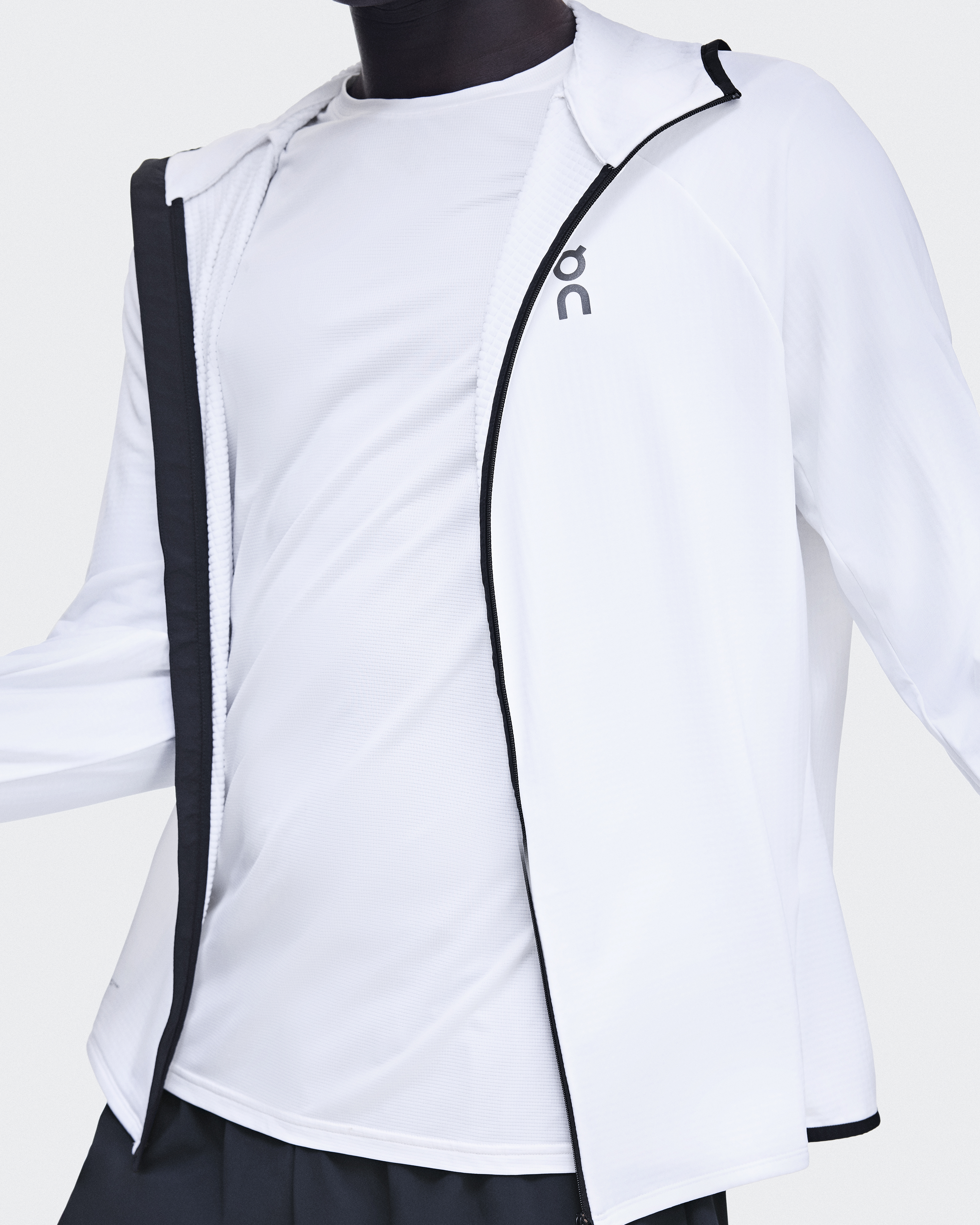 Climate Zip Hoodie - White