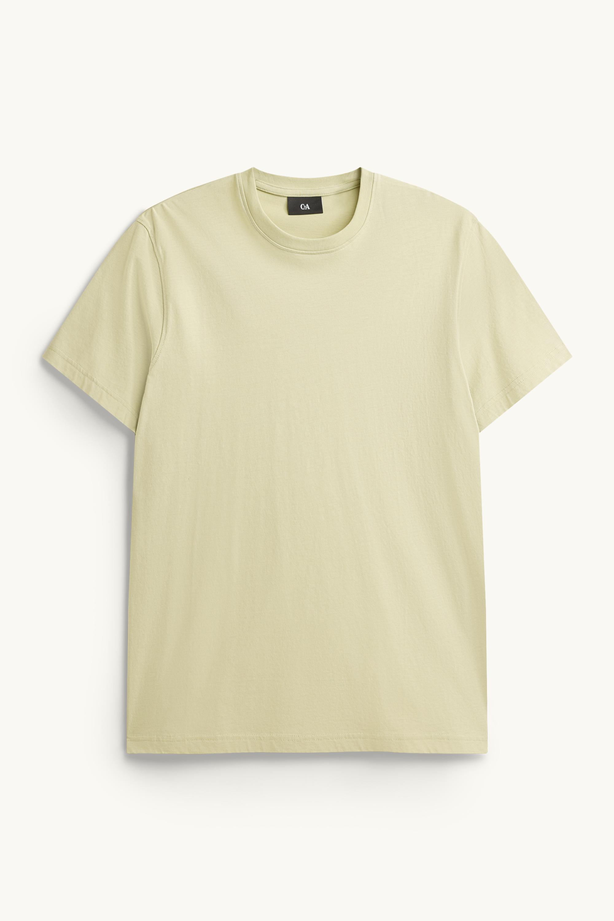 T-shirt - regular fit light green (24)