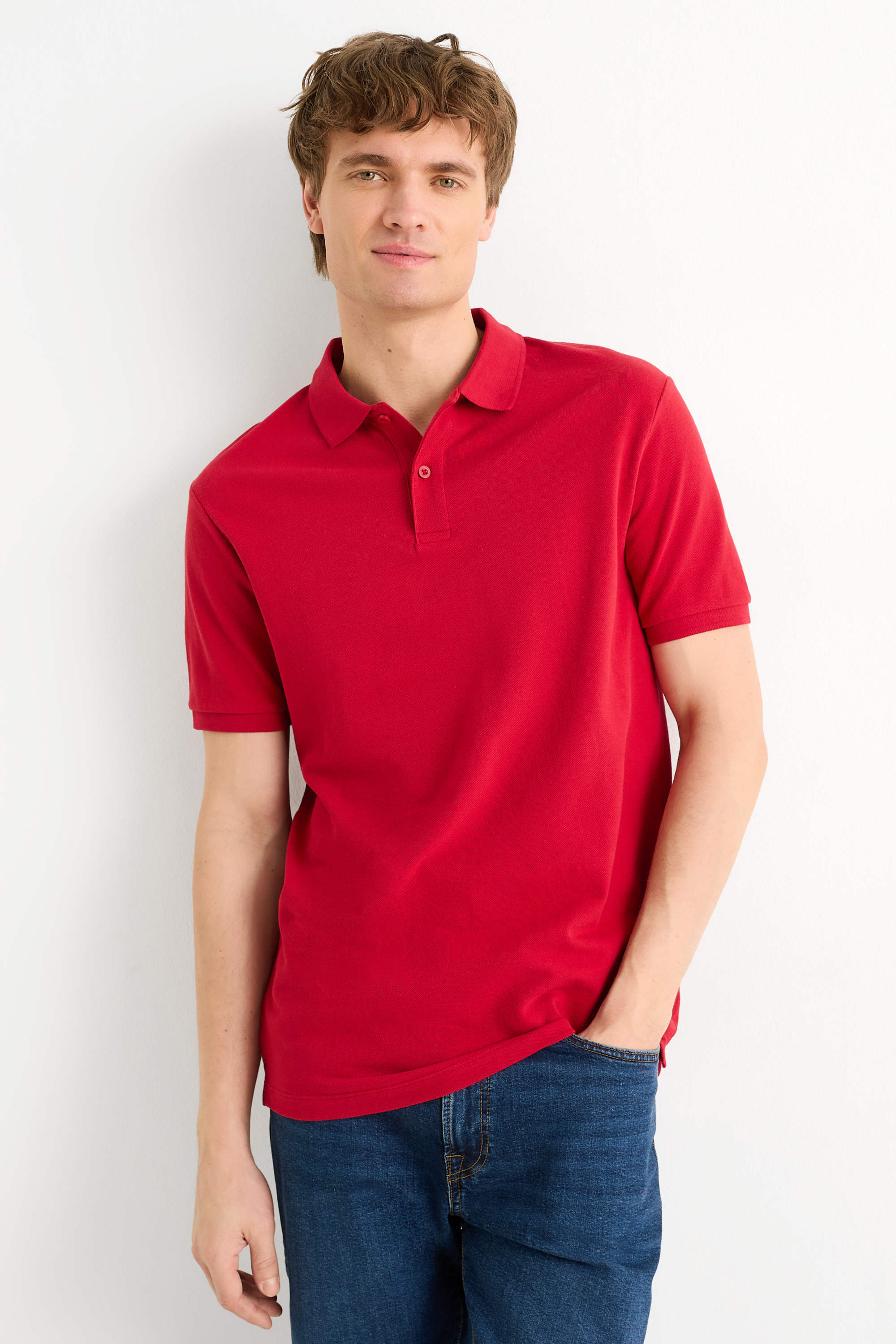 Polo shirt - regular fit red