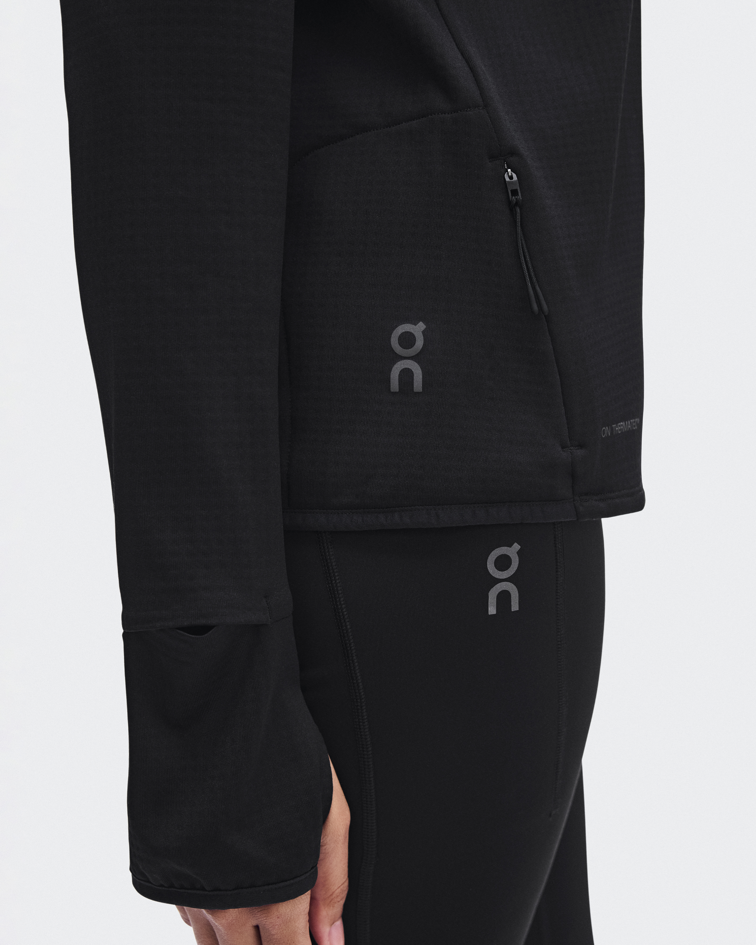Climate Zip Hoodie - Black