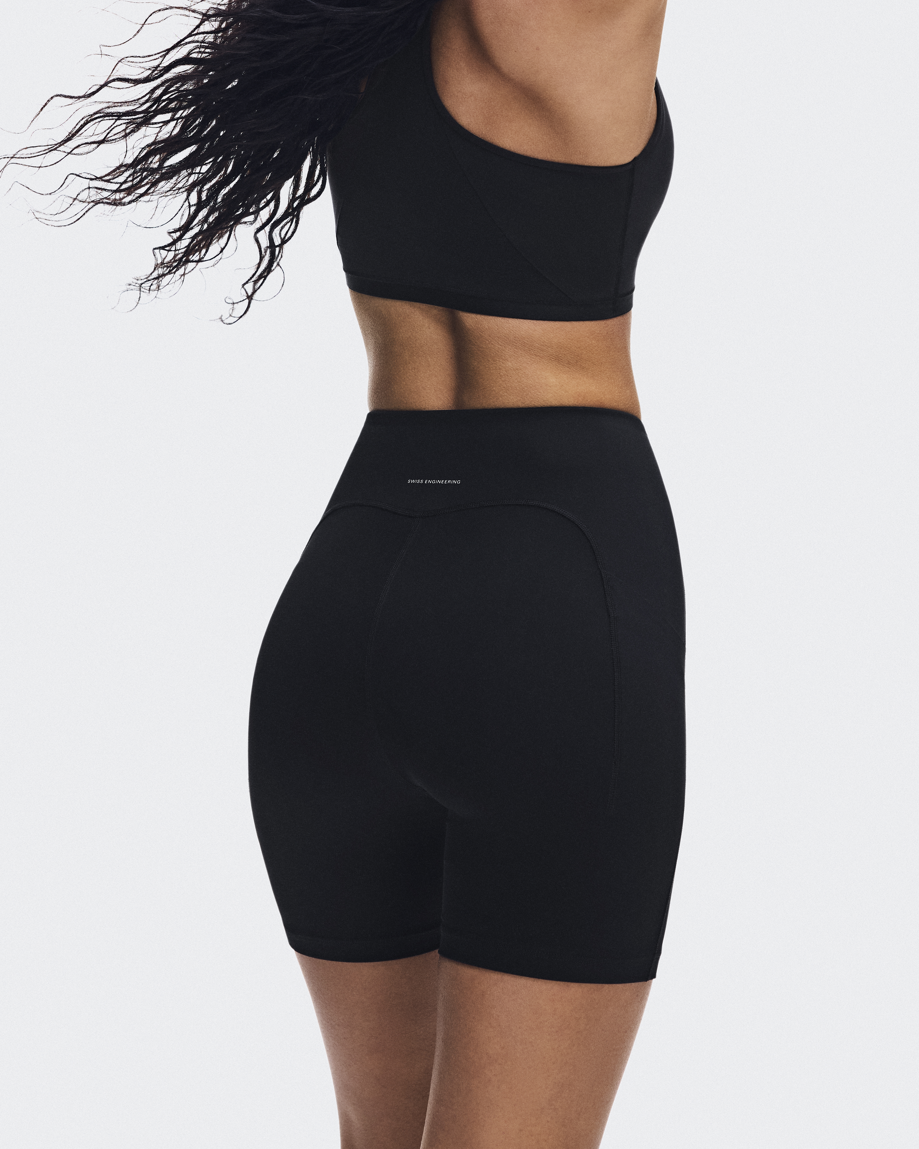 Train Tights Short 6" - Black