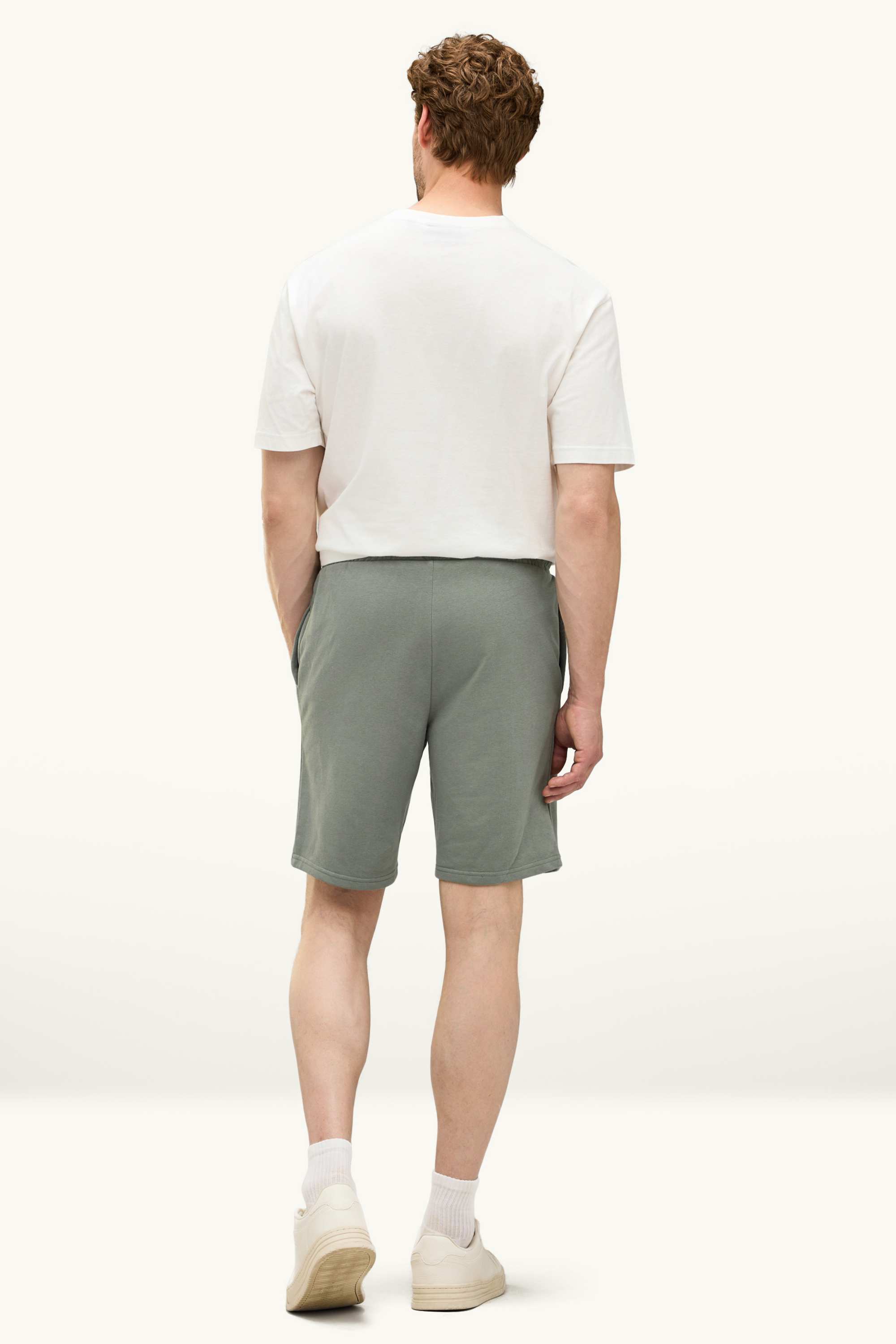 Sweat shorts light green