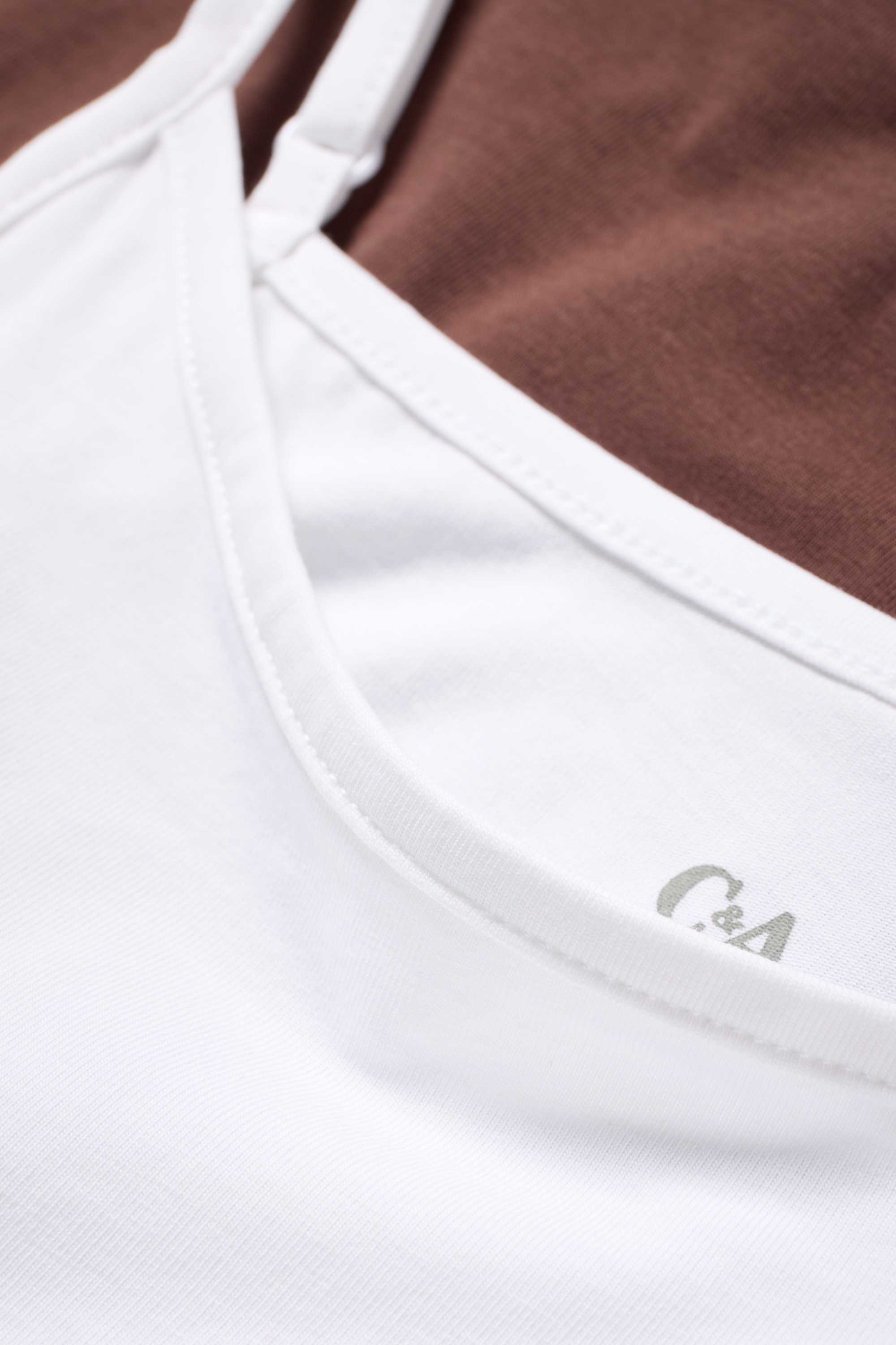 Multipack of 2 - top brown / cremewhite