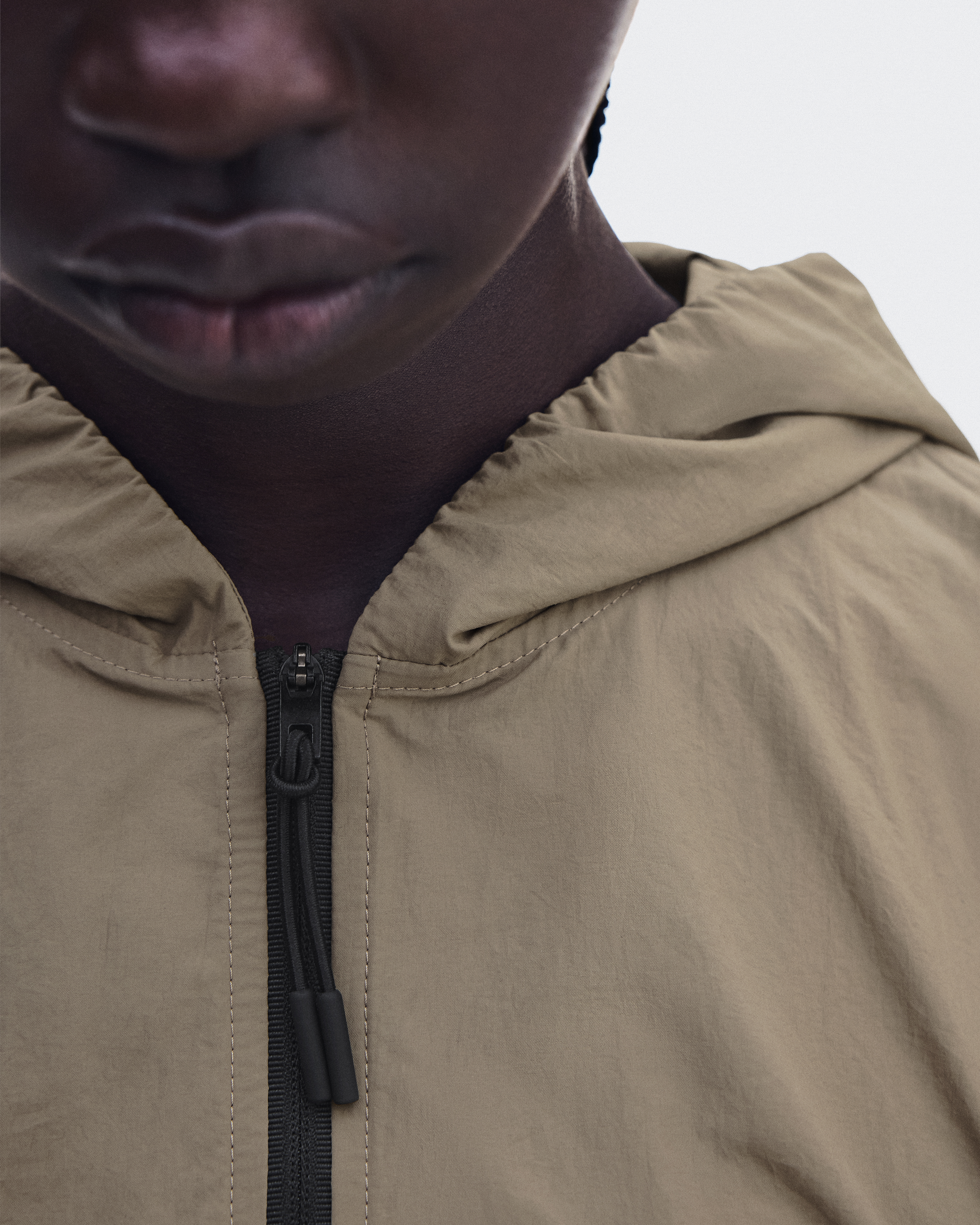 Ruched Lightweight Jacket - Lynx