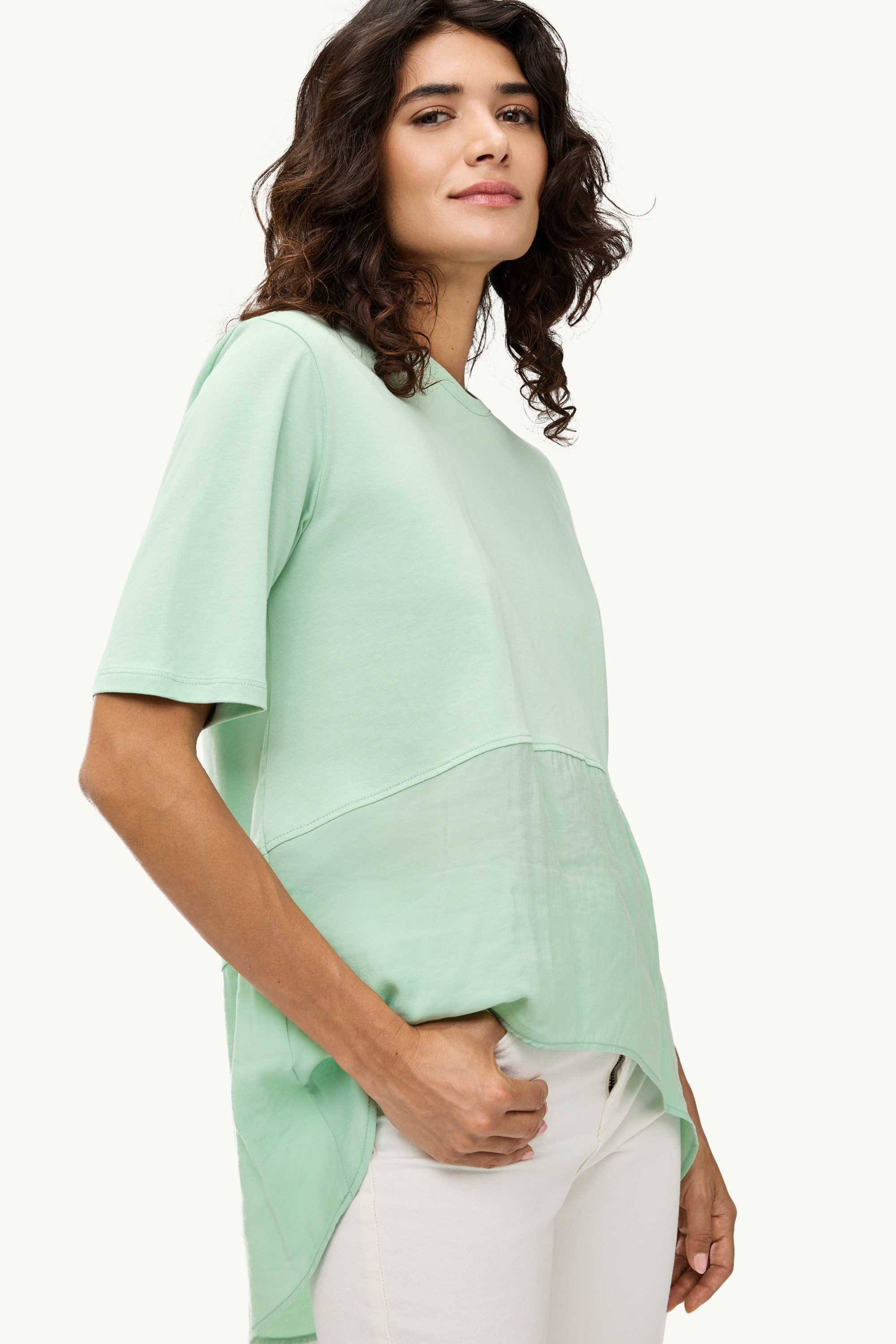 T-shirt - relaxed fit turquoise