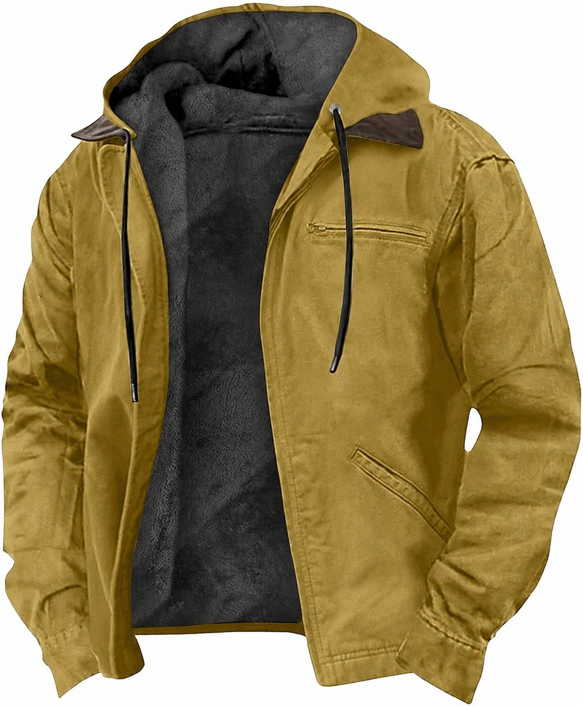 TNF-Giacca invernale con cappuccio pesante 2026 Cappotti foderati in sherpa in pile caldo ed elegante con tasche