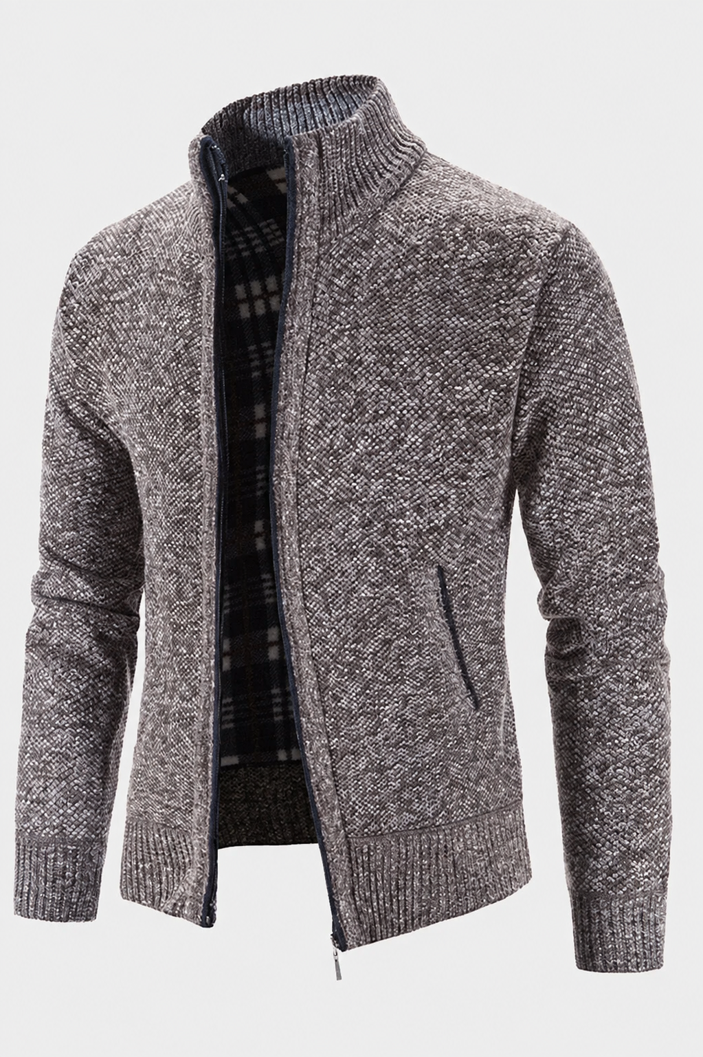 TNF-Maglione in cashmere denso di media lunghezza da uomo