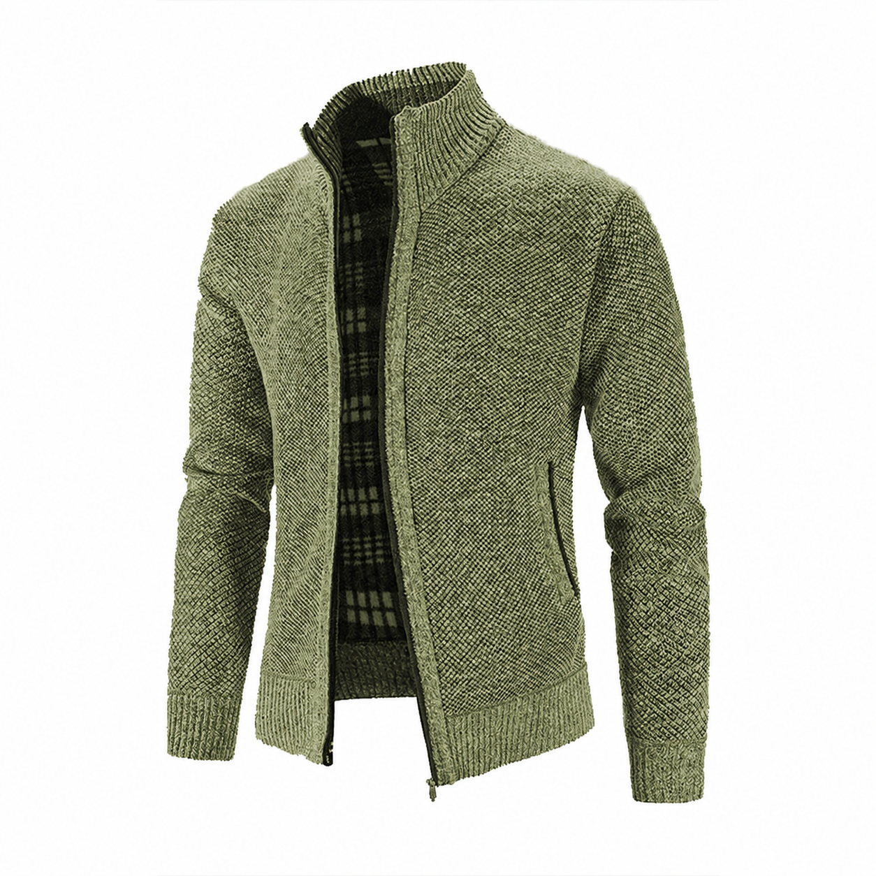 TNF-Maglione in cashmere denso di media lunghezza da uomo