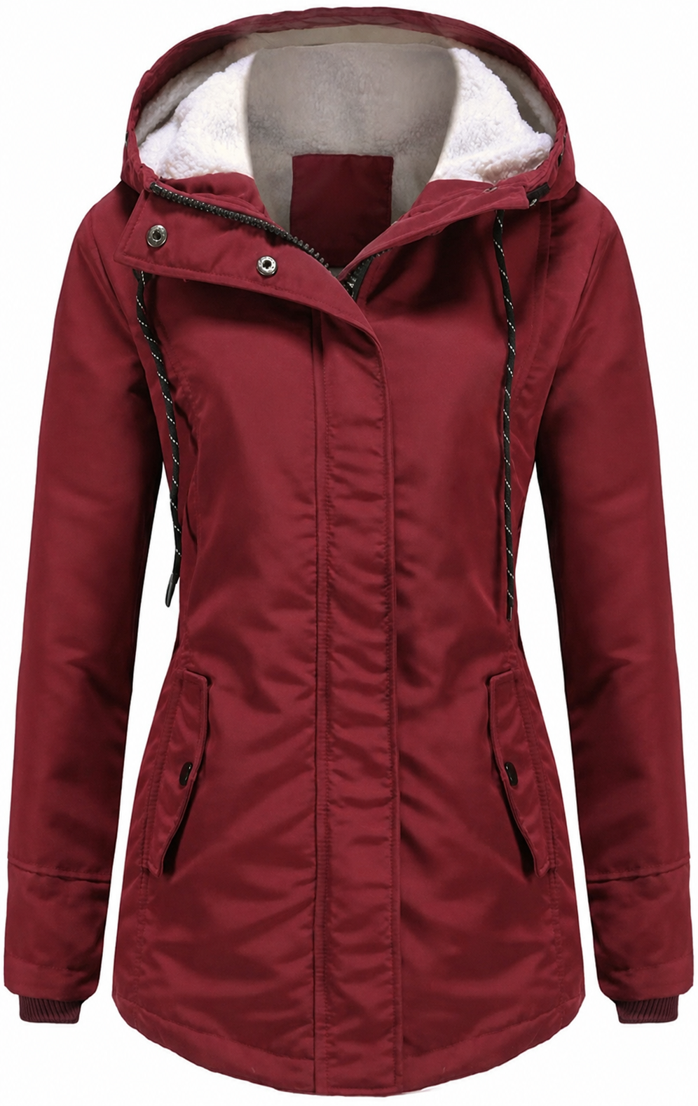TNF - Parka Donna Impermeabile Foderato in Pile