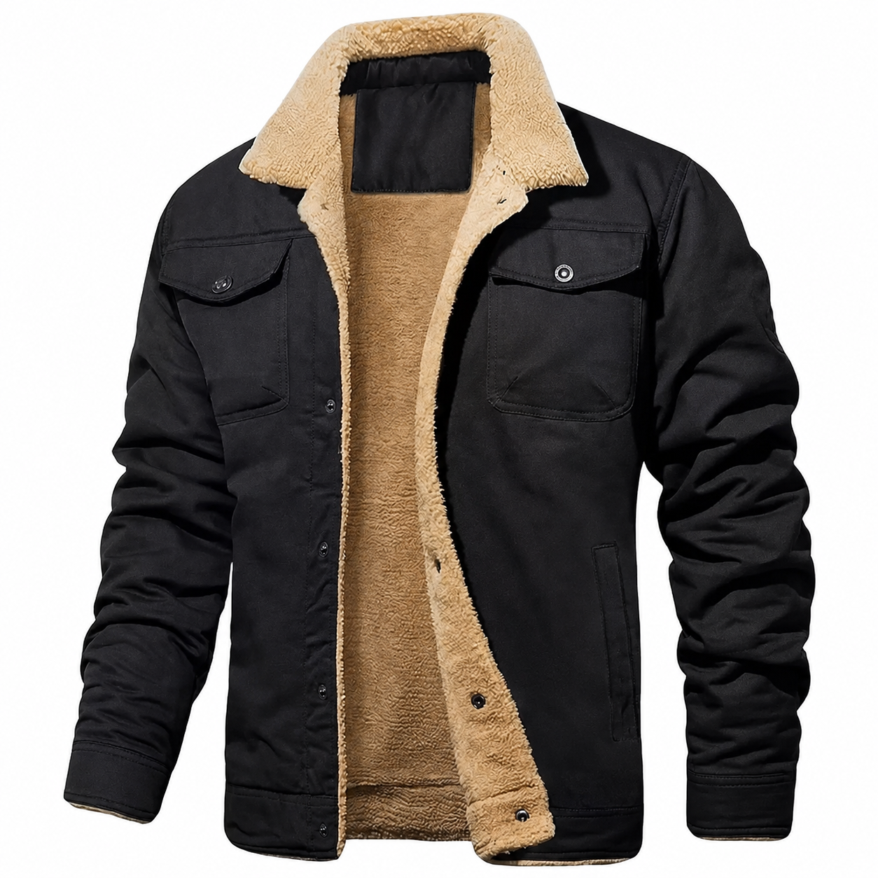 2026 TNF-Giacca invernale in pile retrvintage da uomo