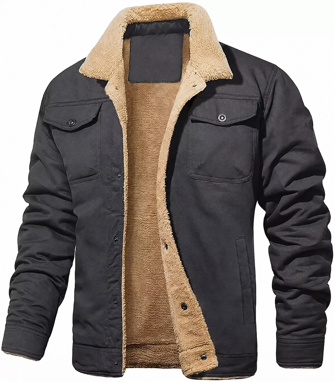 2026 TNF-Giacca invernale in pile retrvintage da uomo