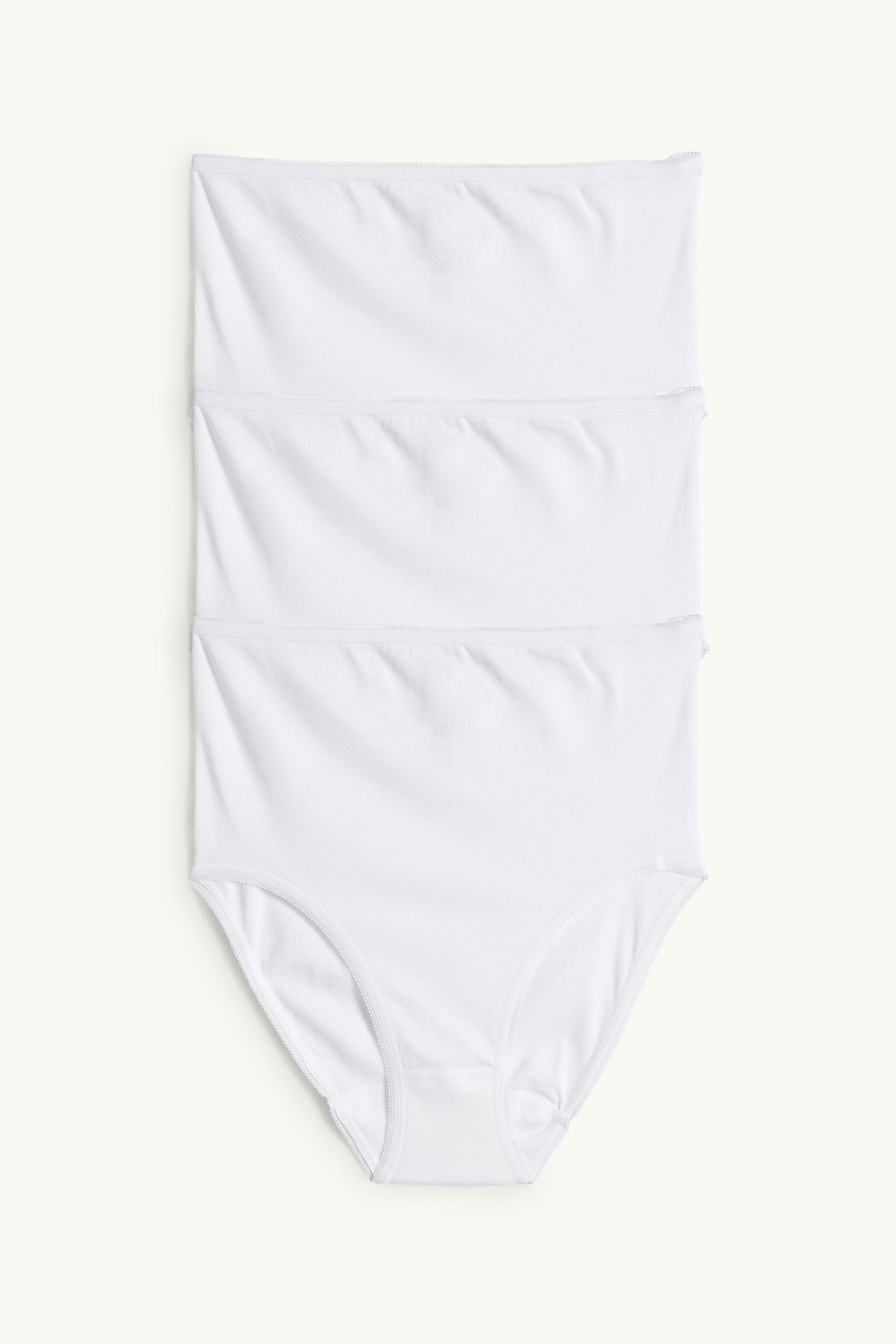 Multipack of 3 - maternity knickers white