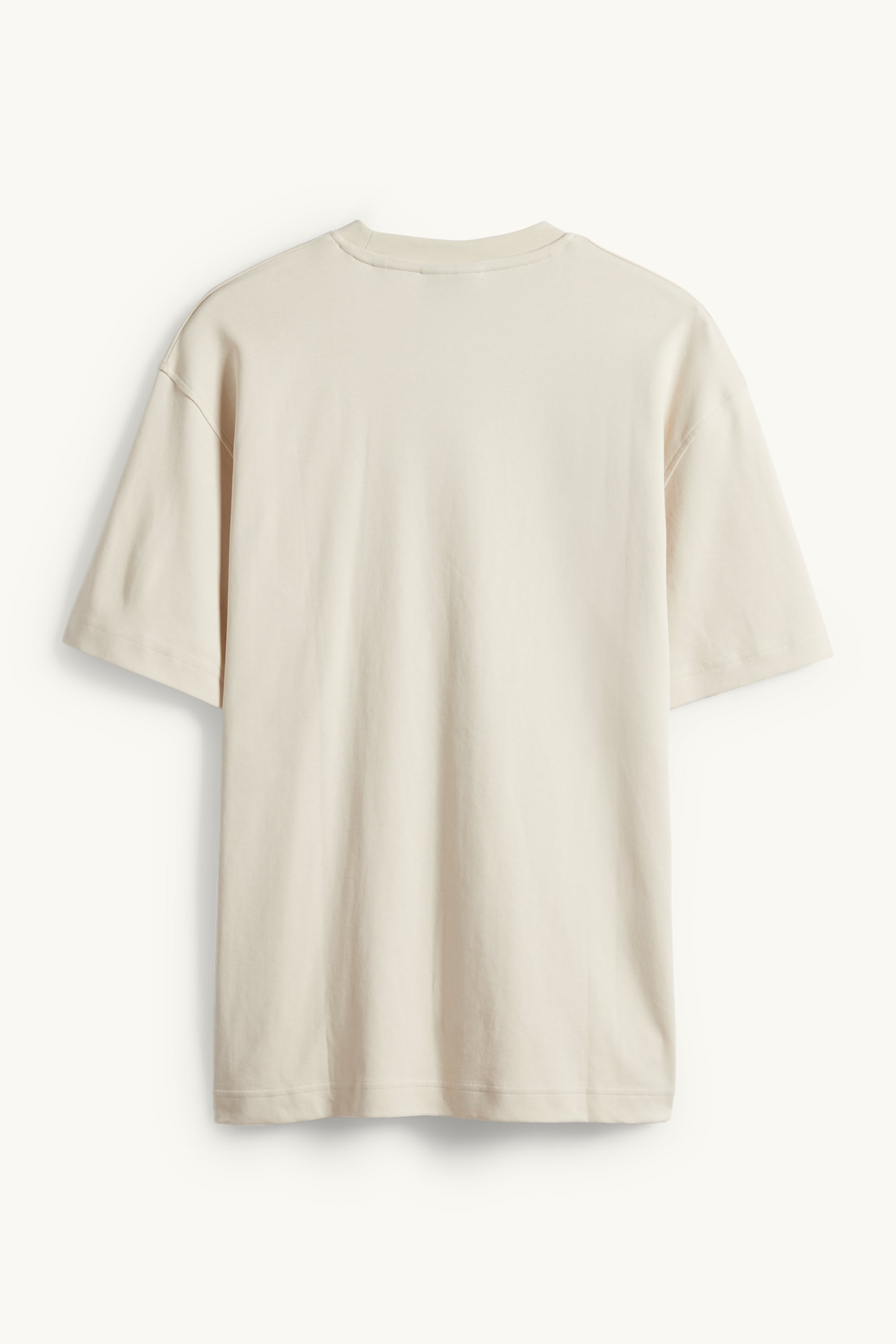 T-shirt - relaxed fit light beige