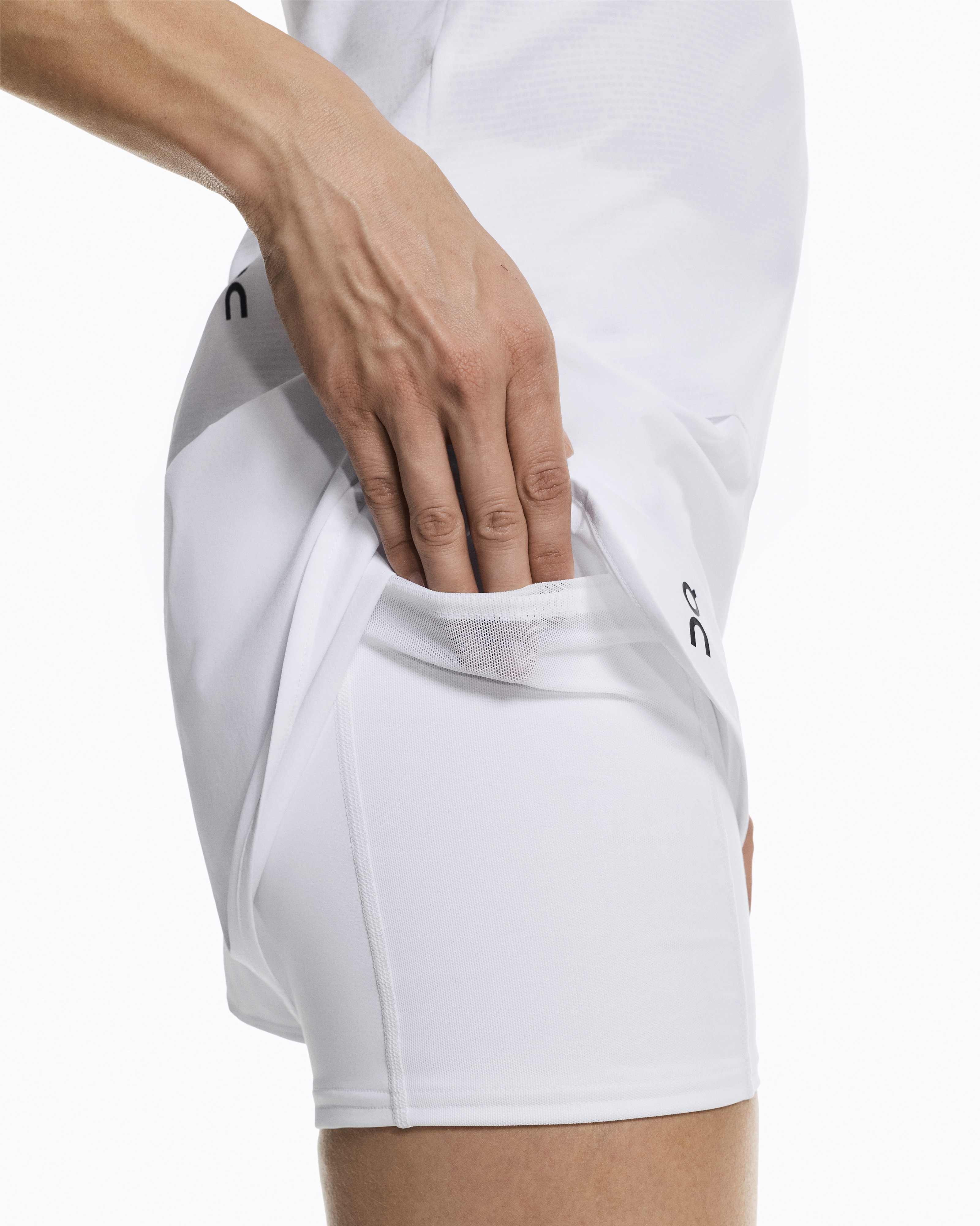 3" Court Shorts 2-in-1 - White