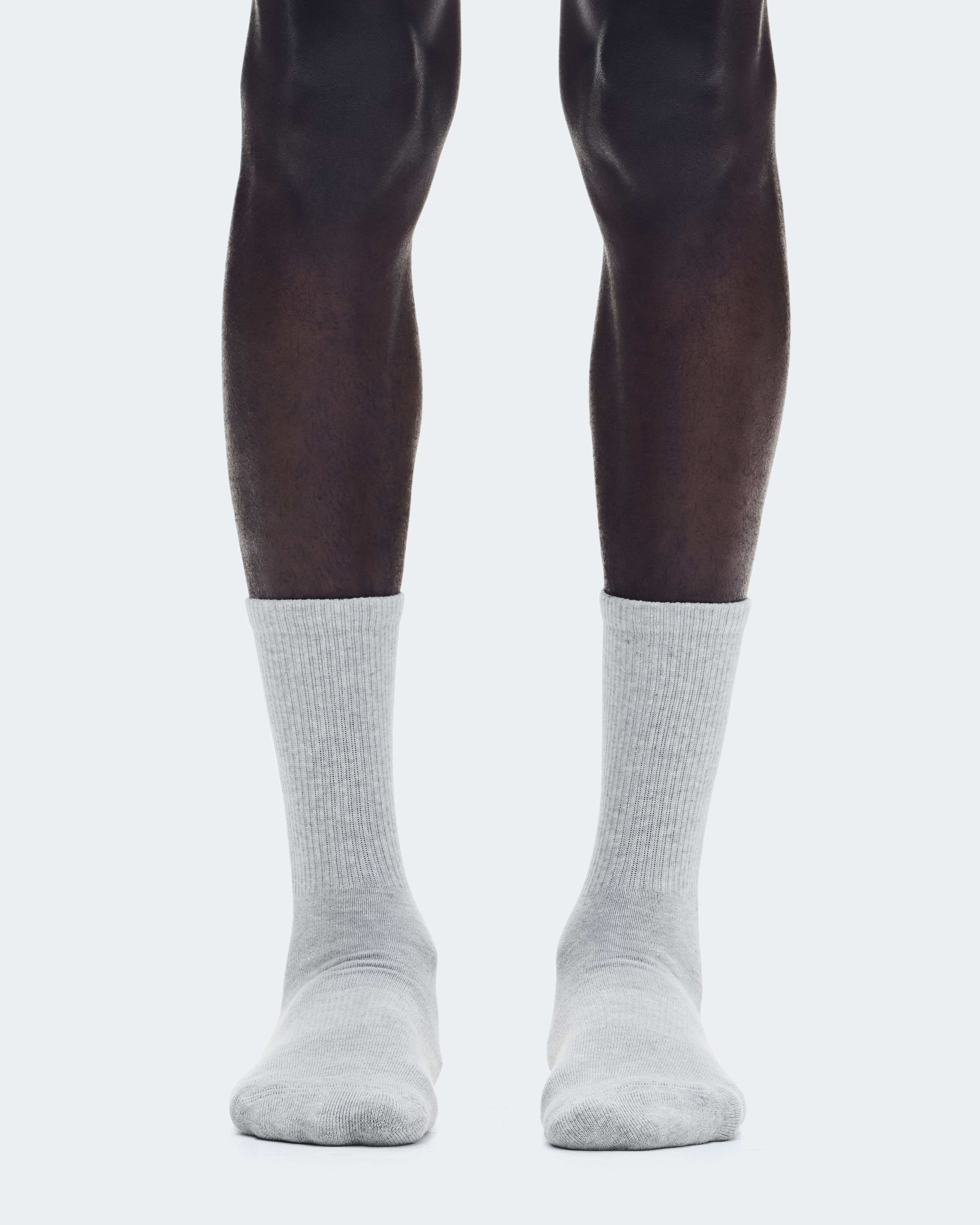 Club Sock High 2P - Heather Gray