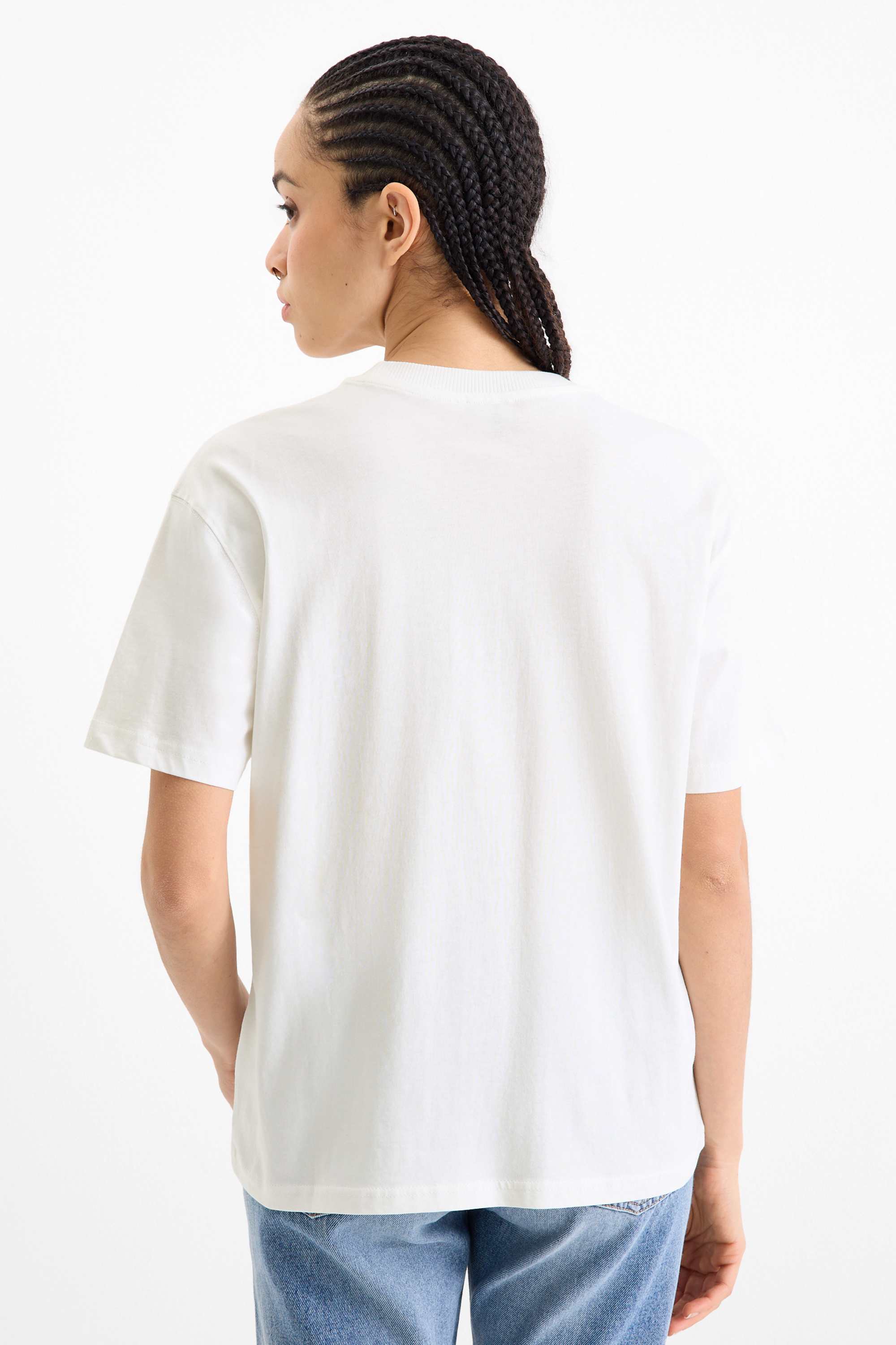 T-shirt - oversized white
