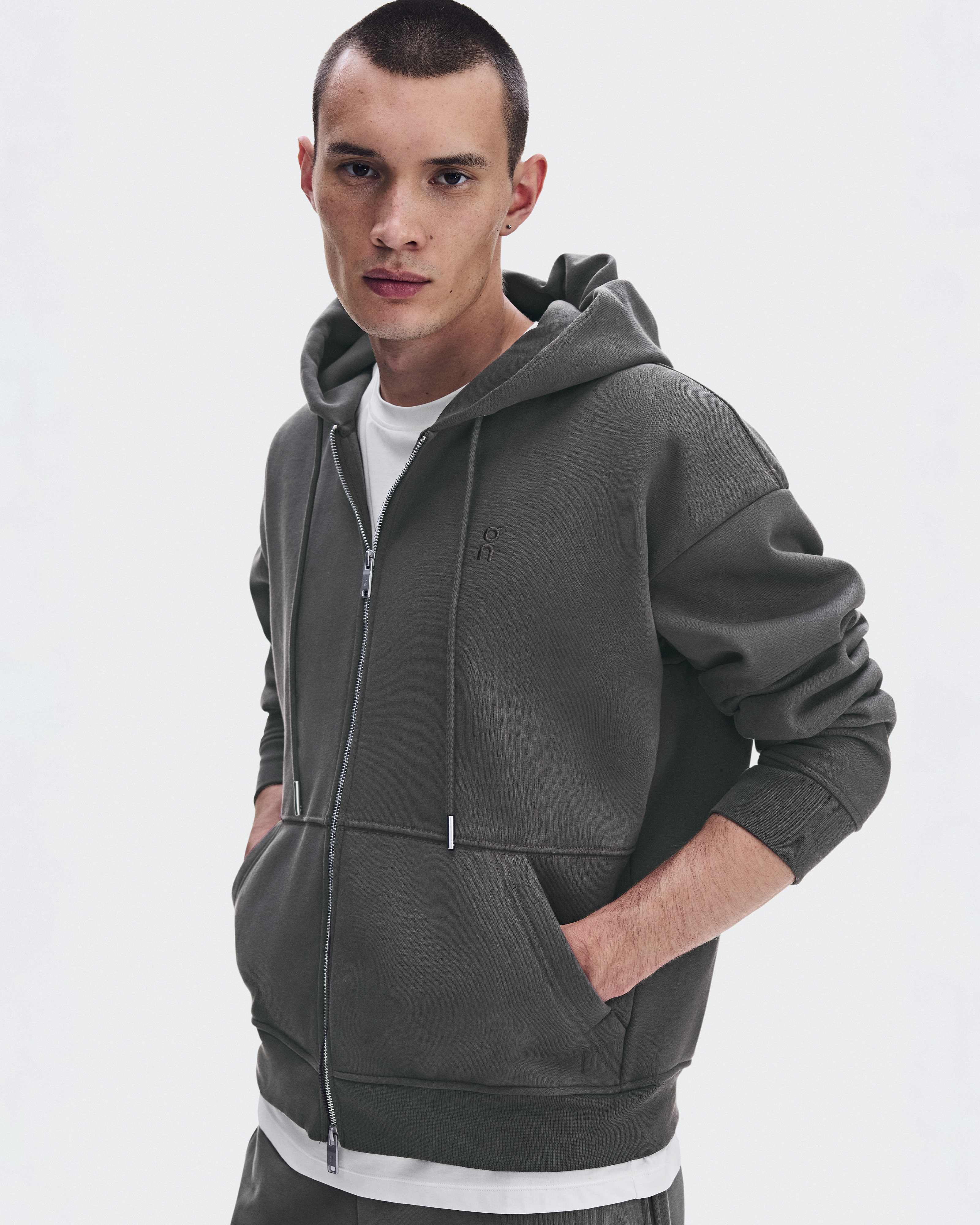 Club Collective Full Zip Hoodie - Ember