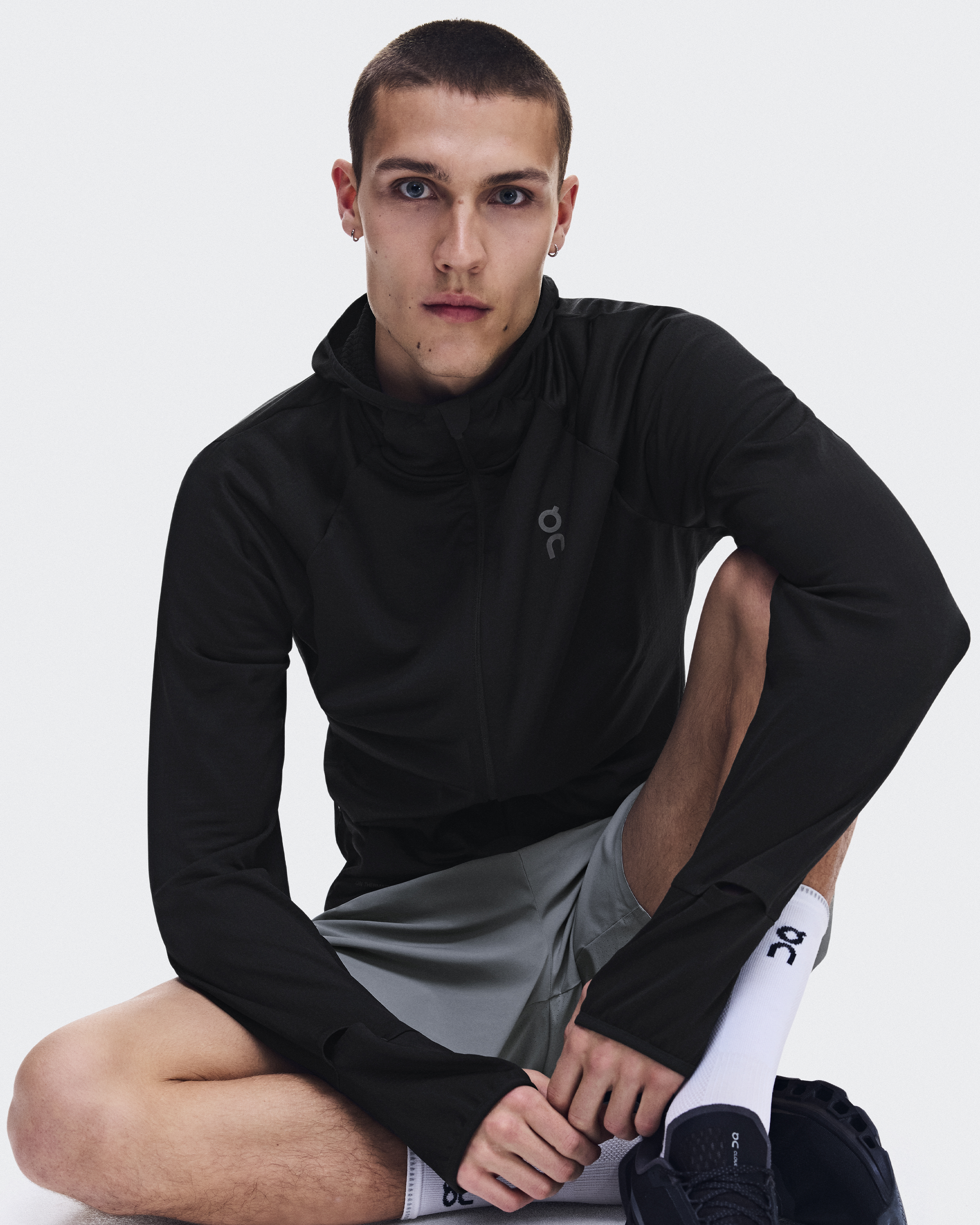 Climate Zip Hoodie - Black