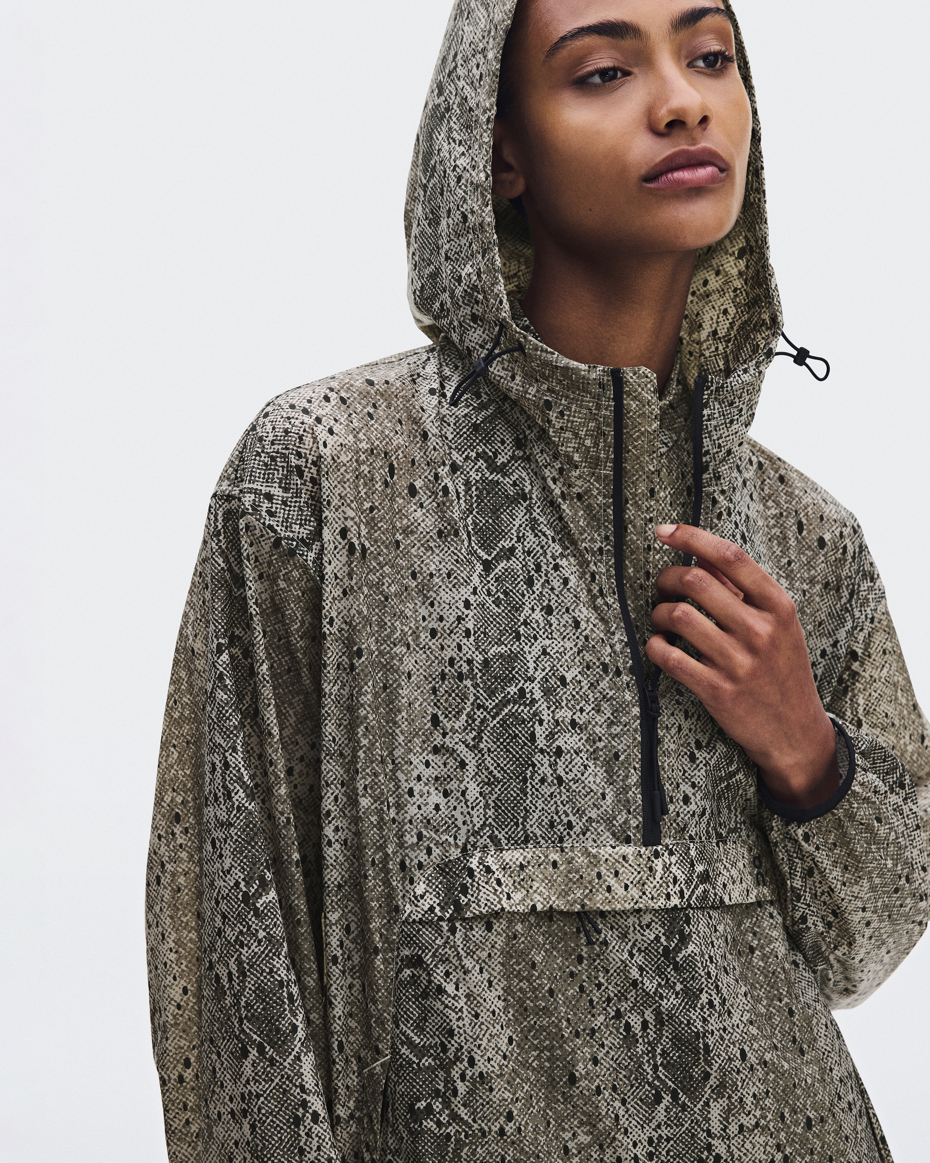 Half-Zip Anorak - Antler | Black