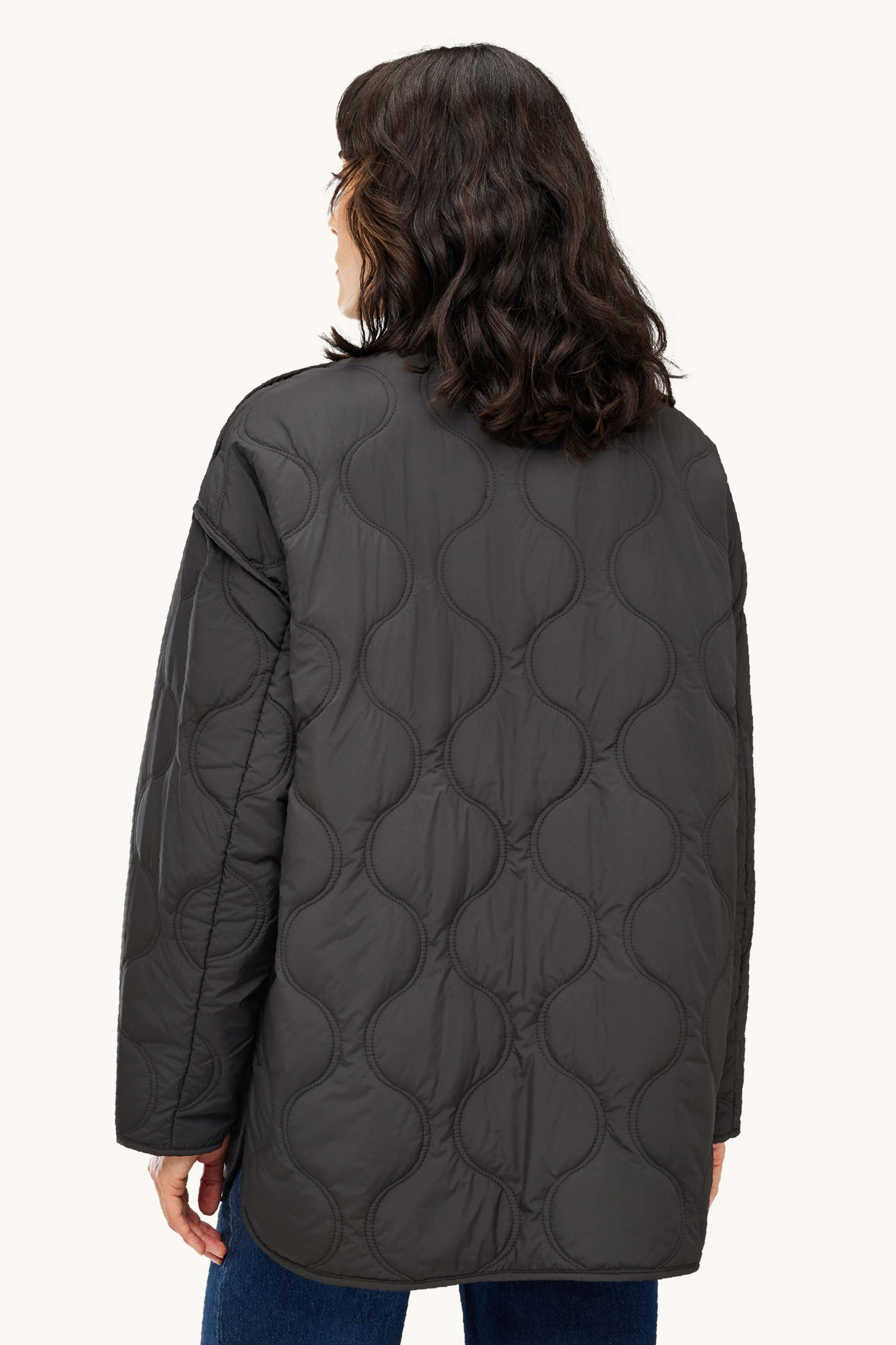 Quilted jacket black