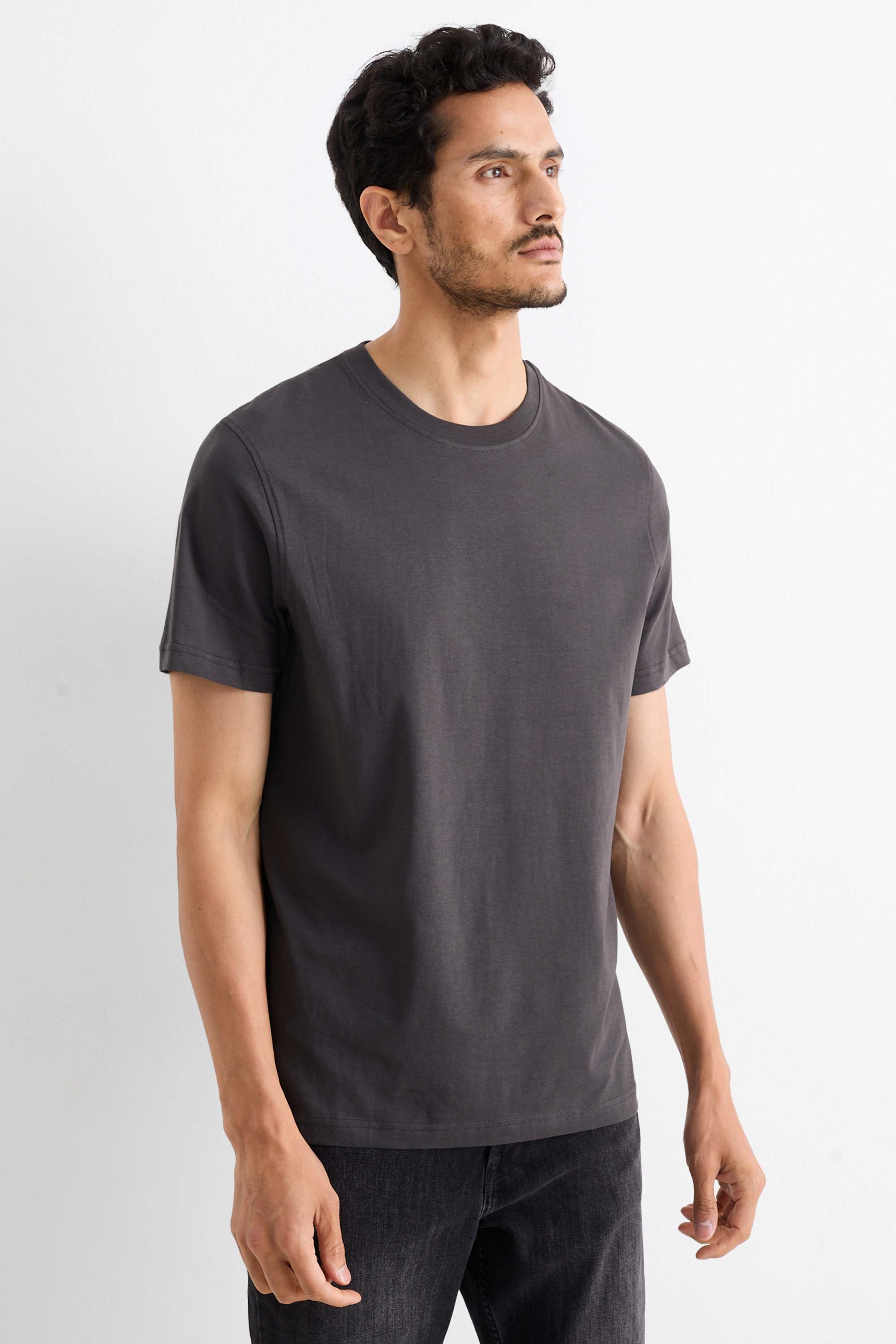 T-shirt - regular fit dark gray